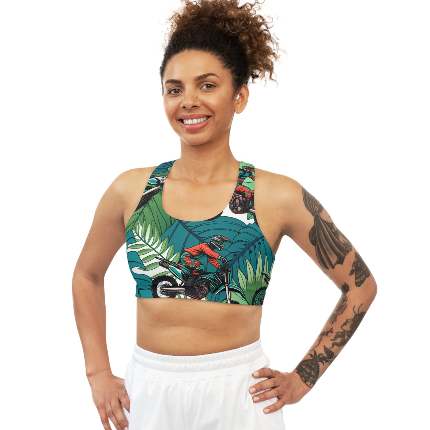 Tropical Trailblazer Motocross Majesty - Sports Bra