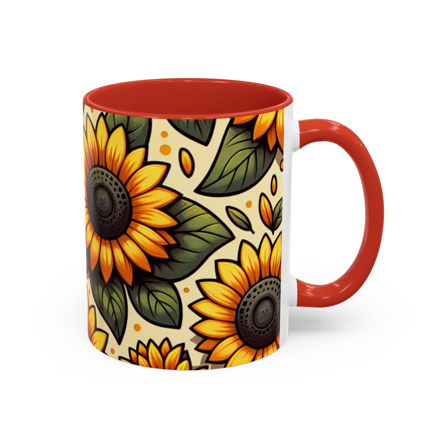 Sunshine Meadow Sunflower Array - Mugs