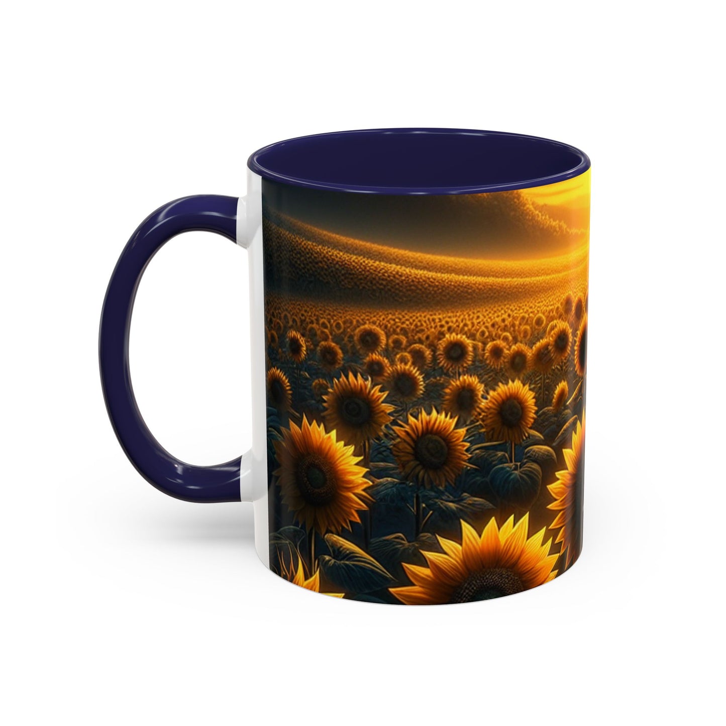 Golden Hour Sunflower Serenade - Mugs