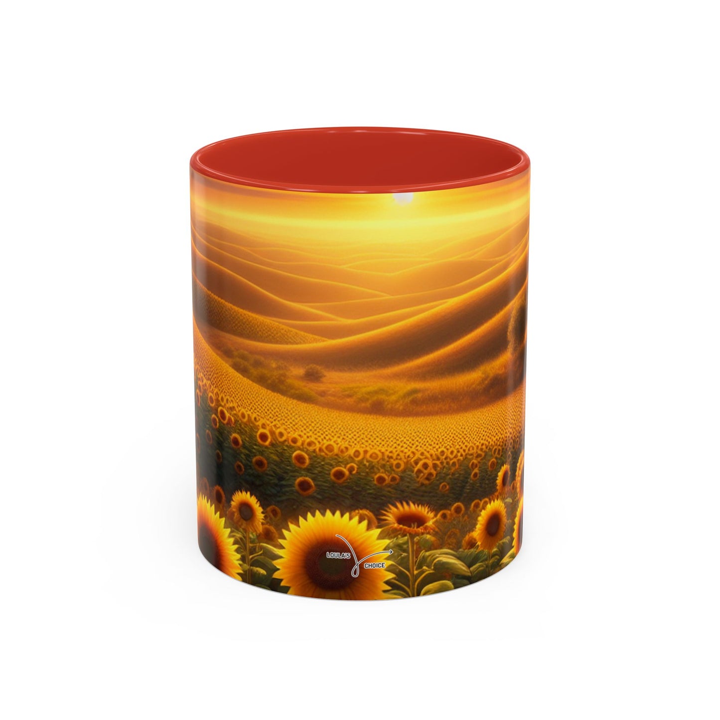 Amber Sunflower Expanse - Mugs
