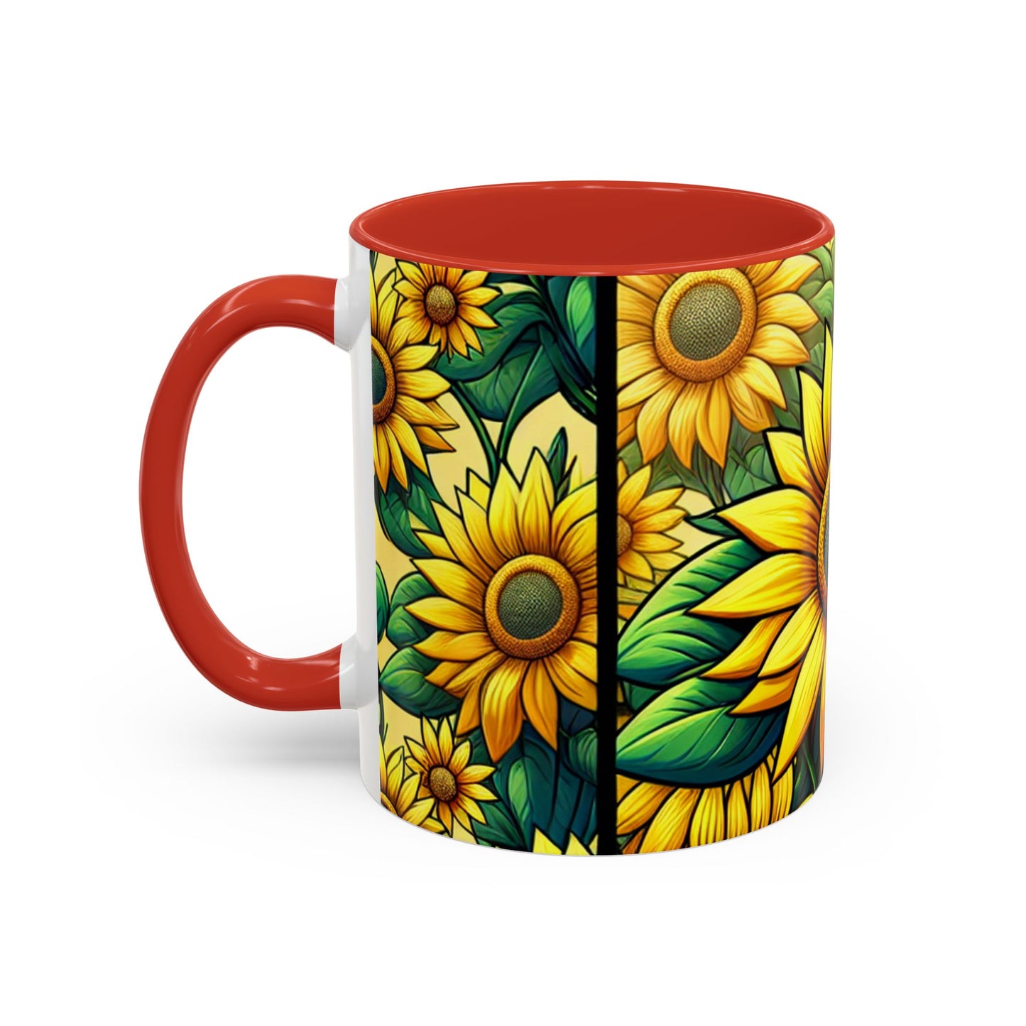Golden Helianthus Haven - Mugs