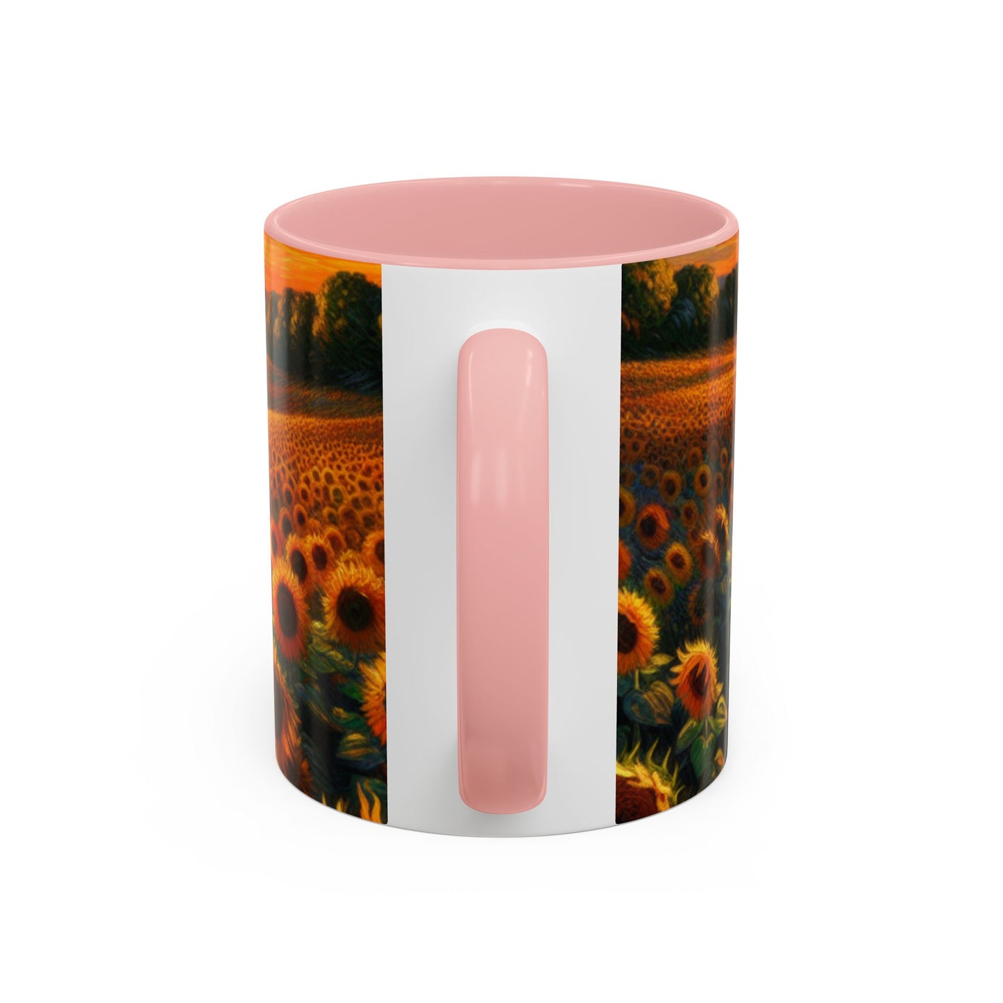 Sunset Whirl: Sunflower Symphony - Mugs