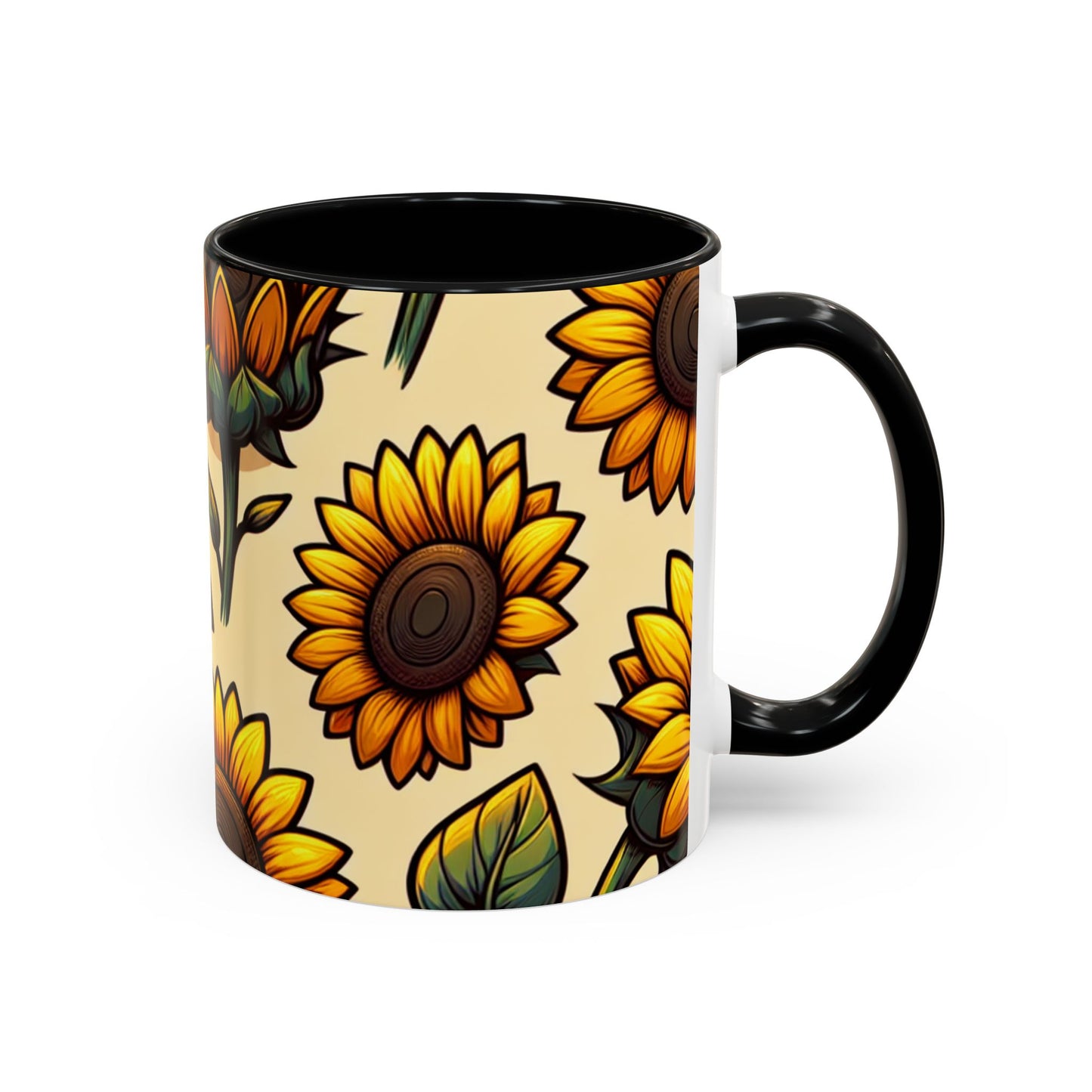 Golden Harvest Sunflower Elegance - Mugs