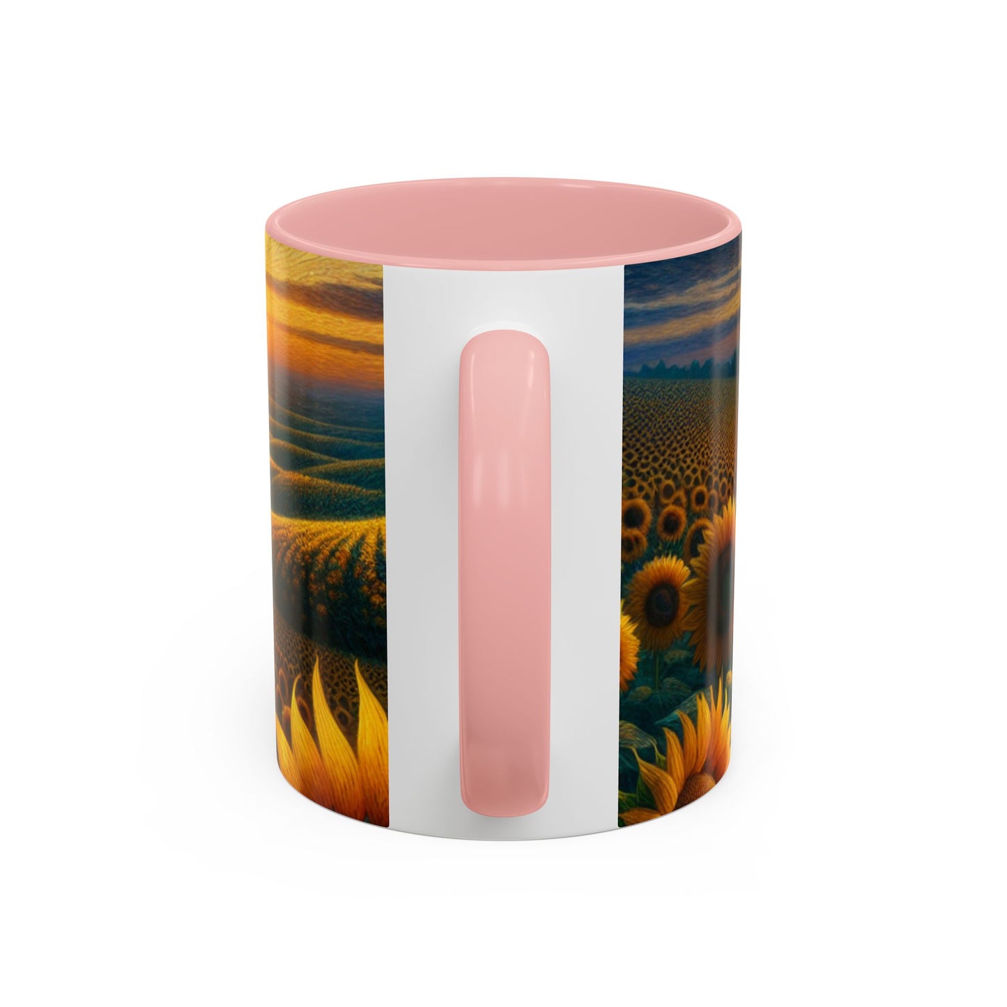 Sunset Serenade in the Sunflower Fields - Mugs