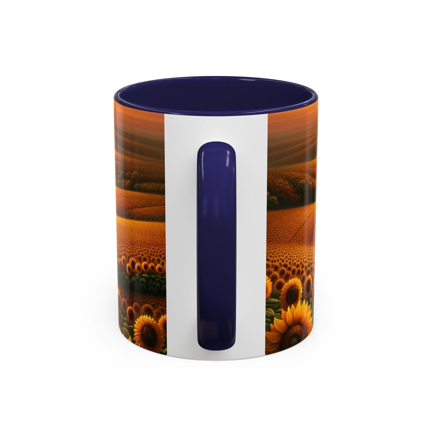 Amber Horizon Sunflower Waves - Mugs