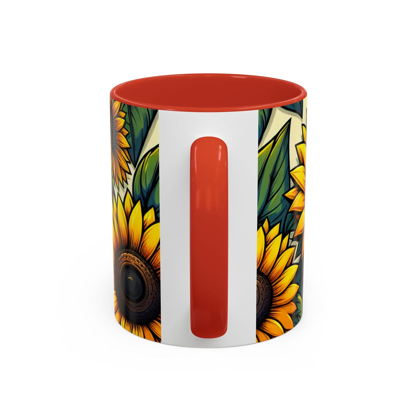 Sunflower Radiance Essence Pattern - Mugs