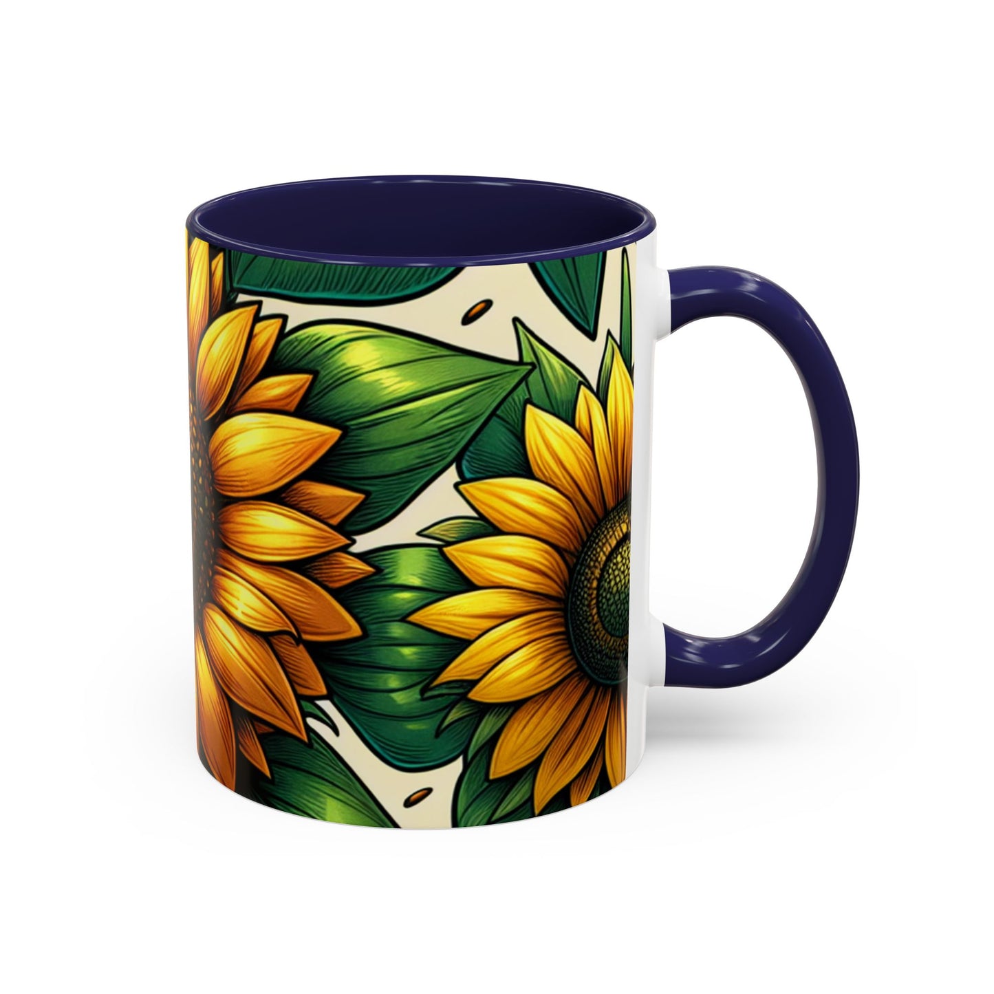 Golden Helianthus Array - Mugs