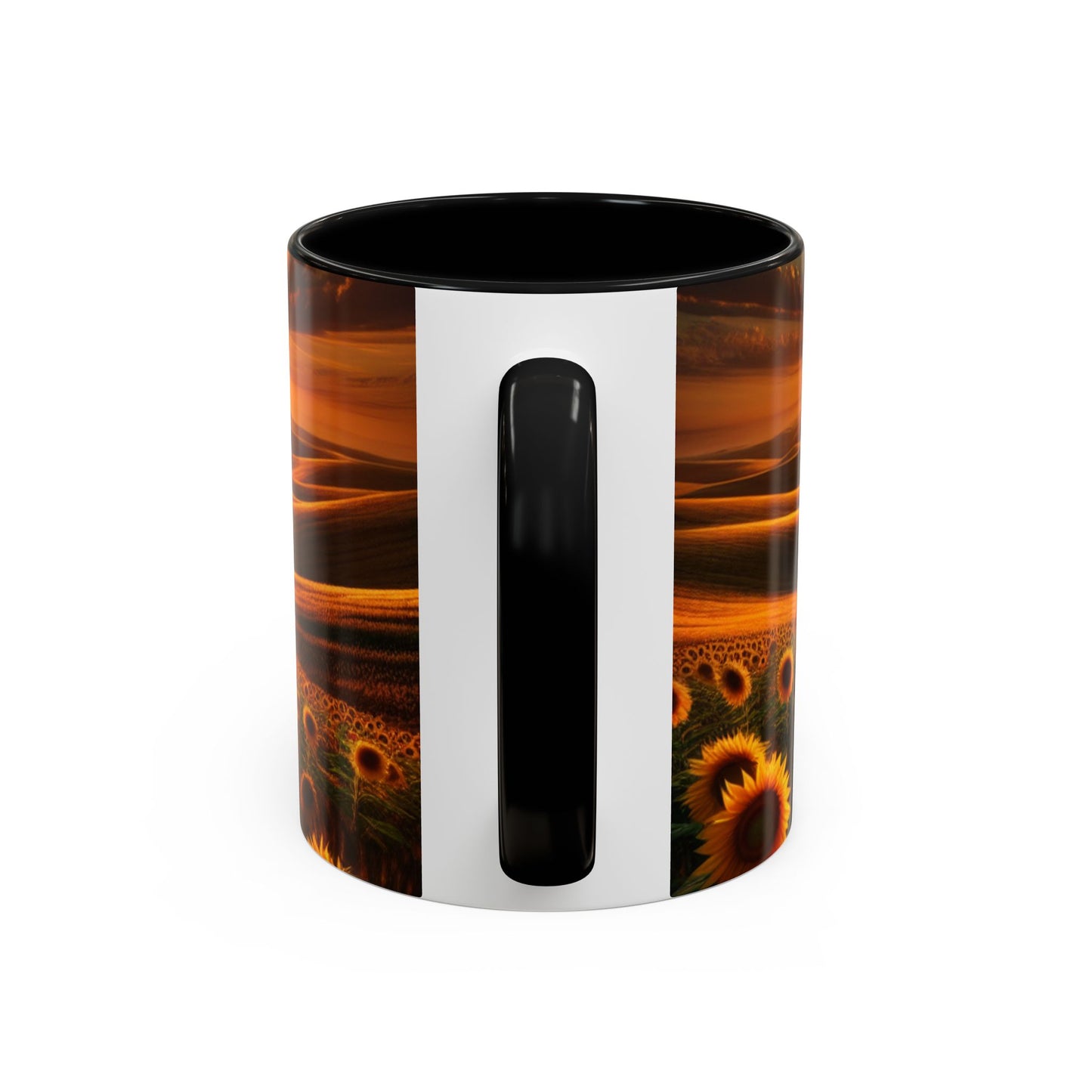 Sunset Serenade in Sunflower Valleys - Mugs