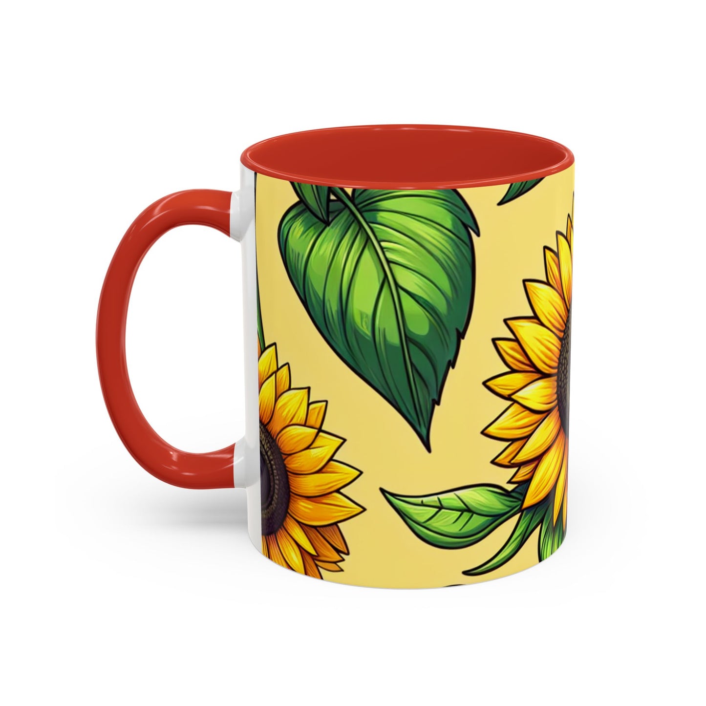 Golden Helianthus Harmony - Mugs