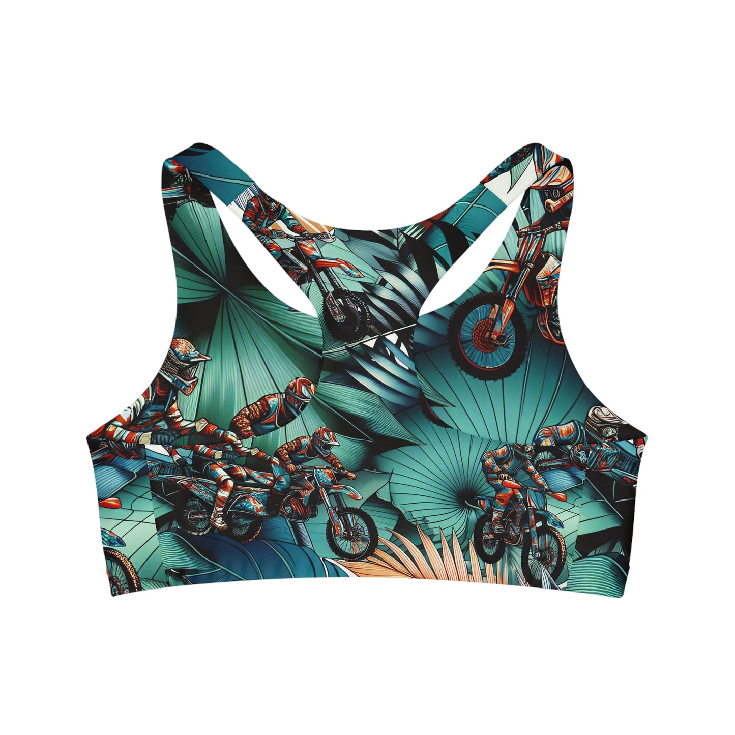 Tropical Moto Crosswind - Sports Bra