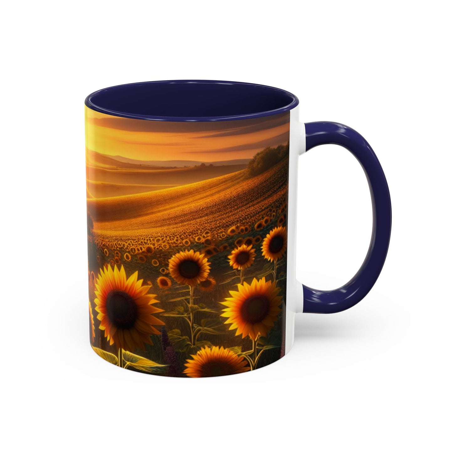 Amber Sunflower Serenade - Mugs
