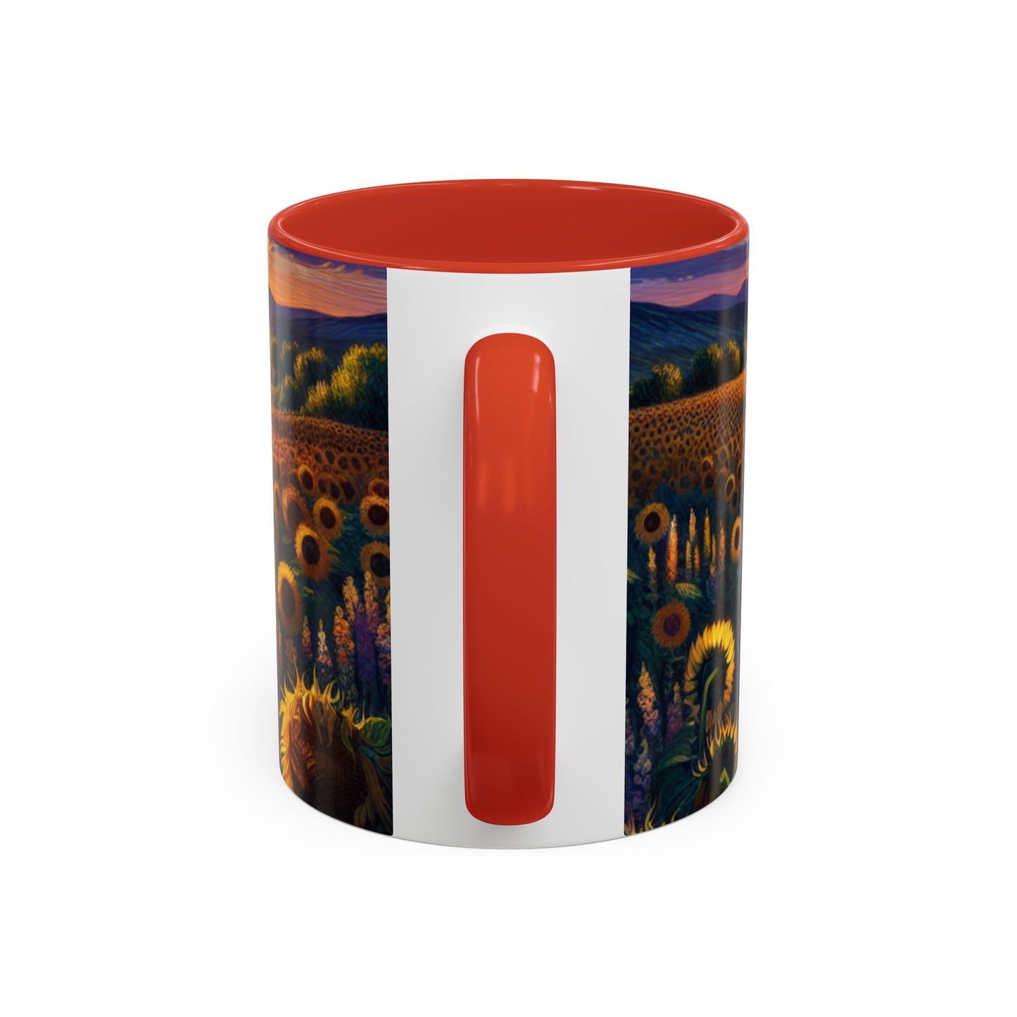 Sunset Serenade in Sunflower Valley - Mugs