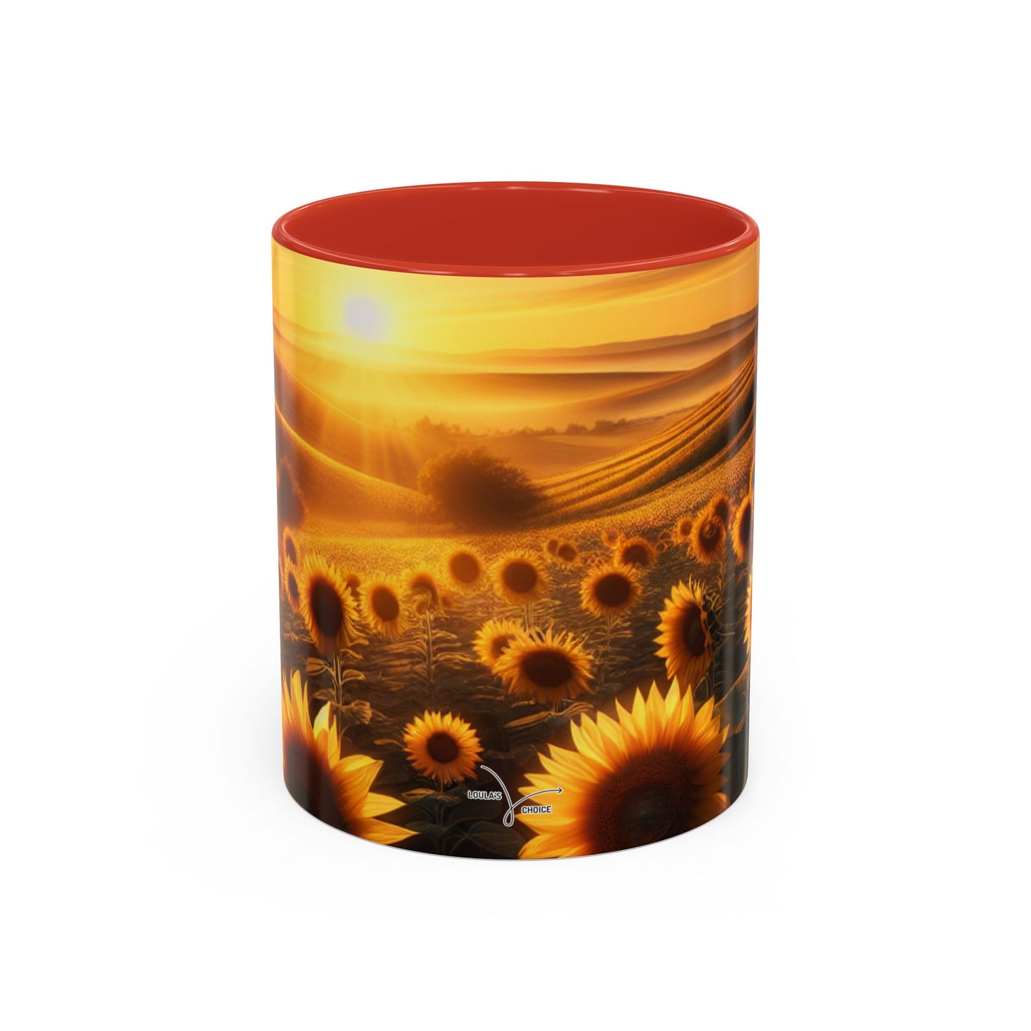 Golden Hour Sunflower Bliss - Mugs