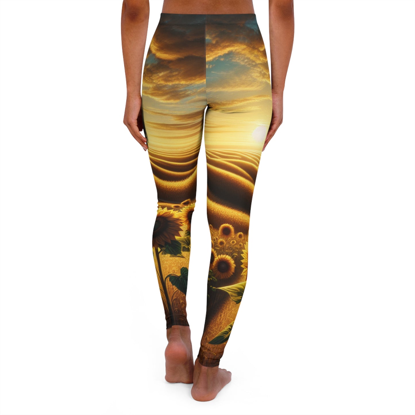 Golden Sunrise Meadow - Leggings