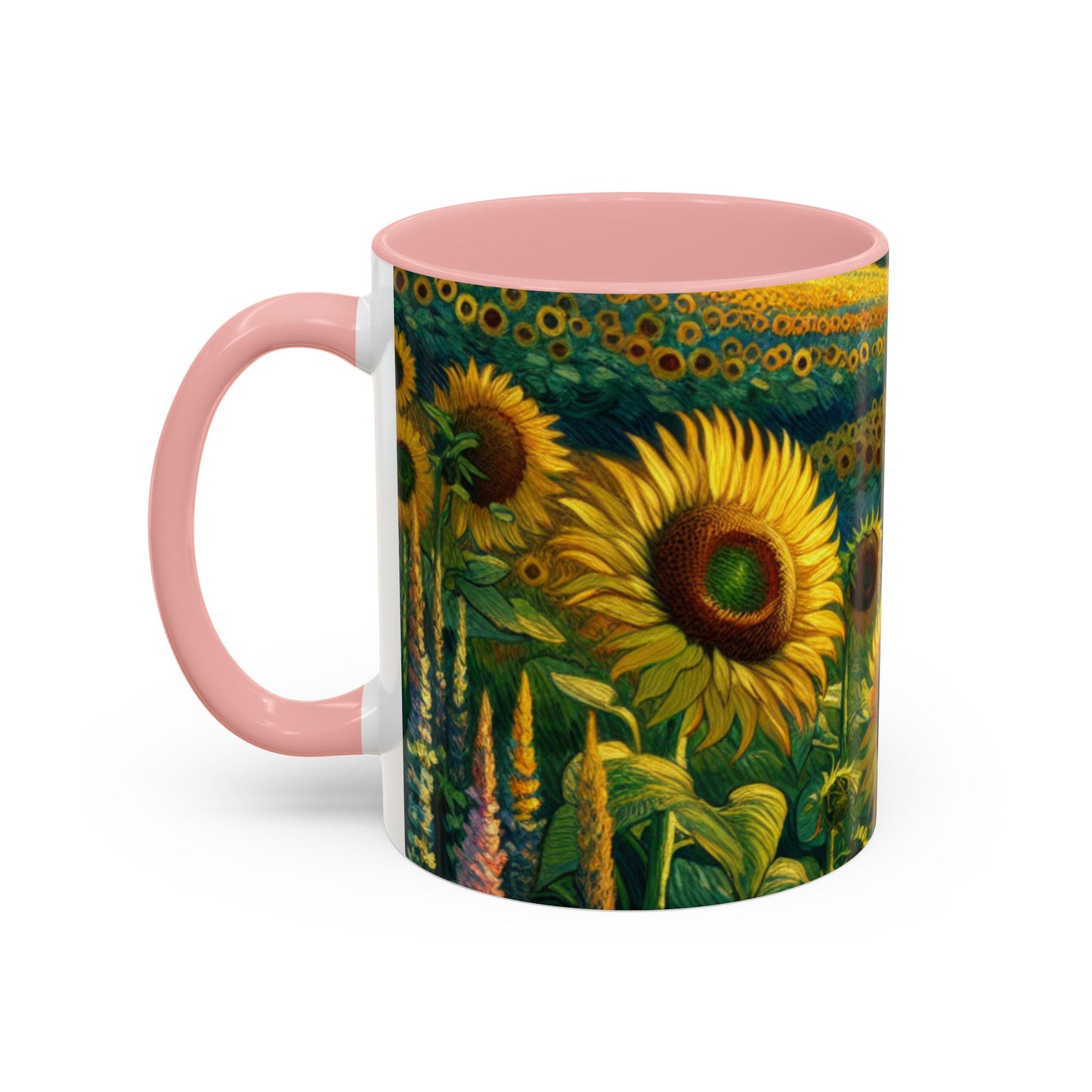 Sunset Serenade Sunflower Tapestry - Mugs