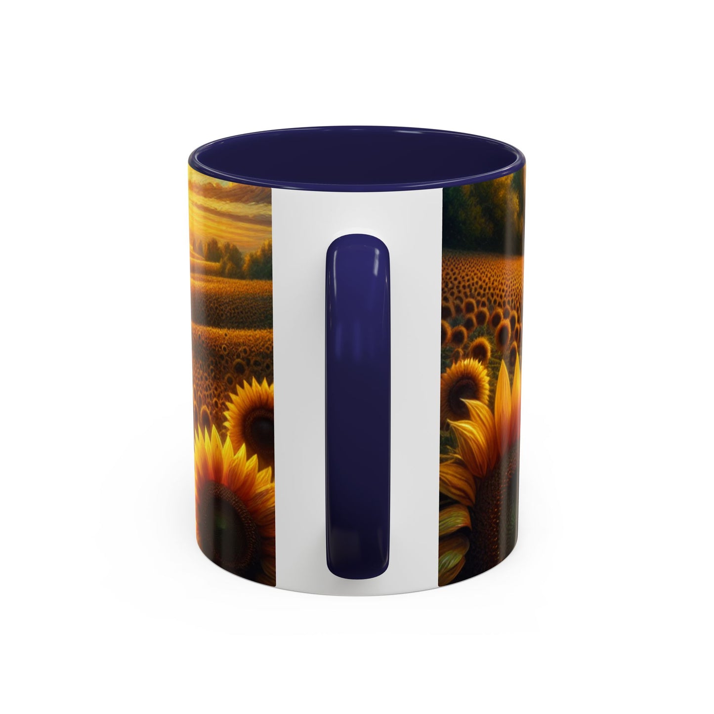 Sunset Serenade in the Sunflower Valley - Mugs