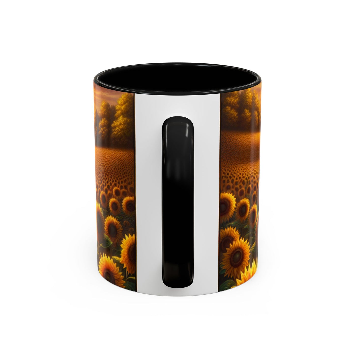 Sunset Serenade Sunflower Tapestry - Mugs