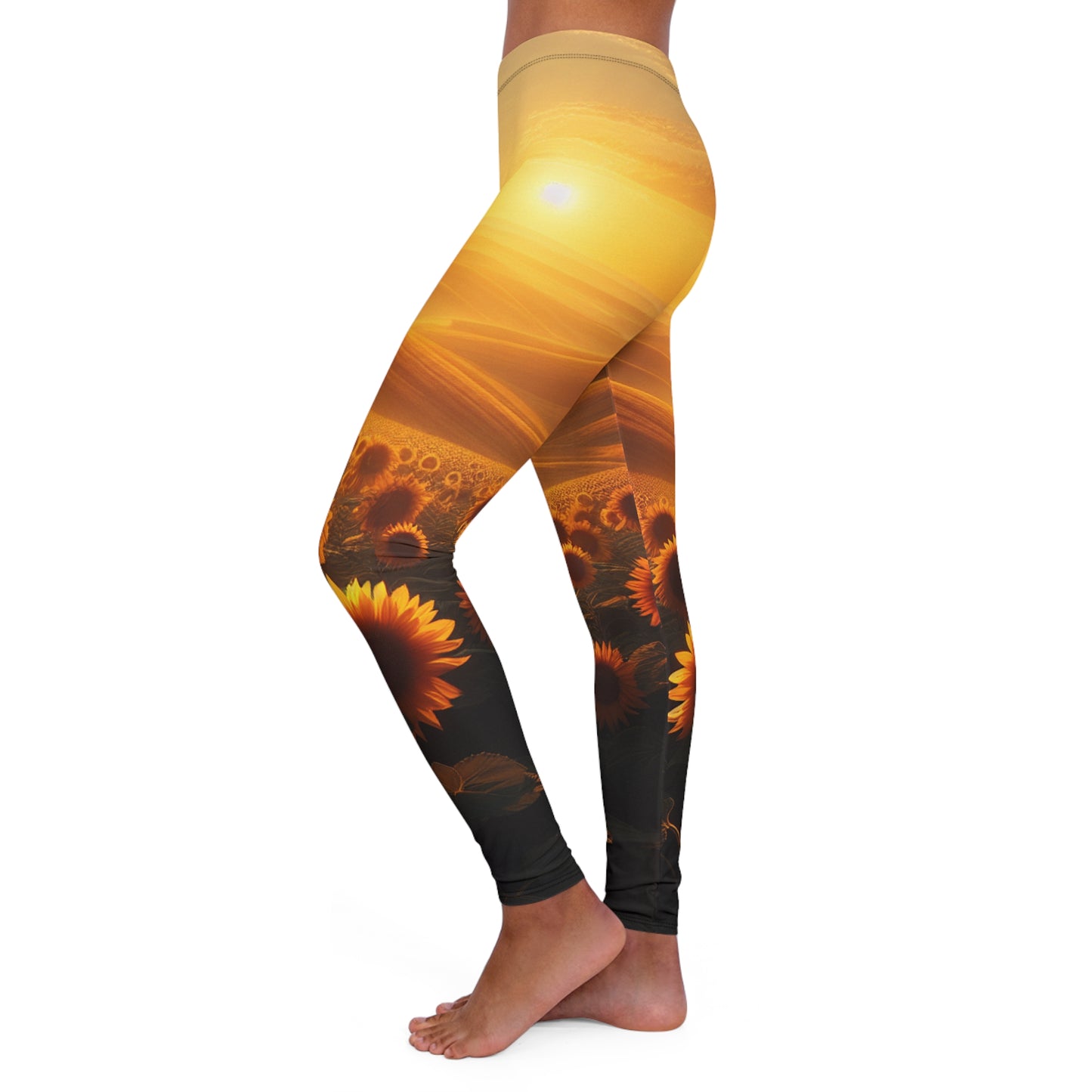 Amber Waves and Sunflower Blaze - Leggings