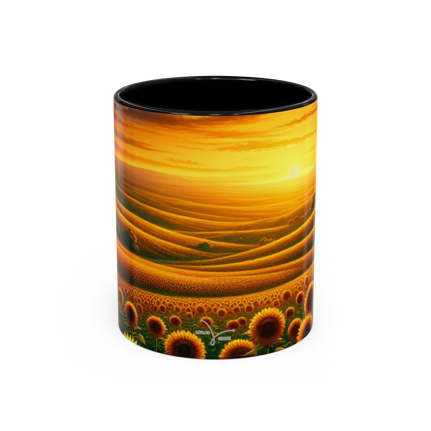 Amber Sunflower Serenade - Mugs