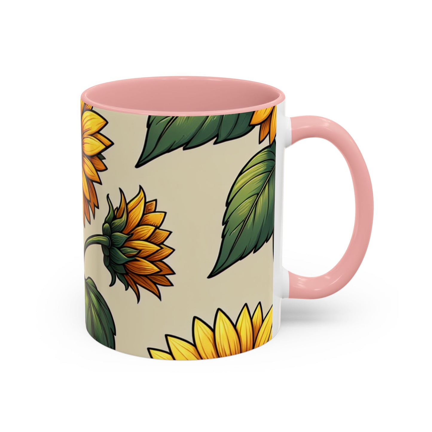 Sunlit Sunflower Serenade - Mugs