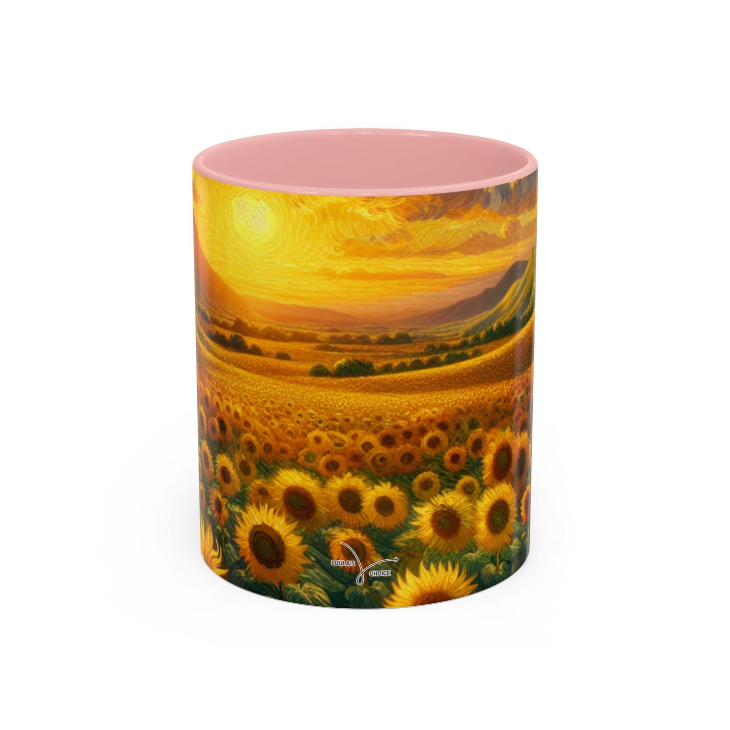 Sunflower Radiance Swirl - Mugs