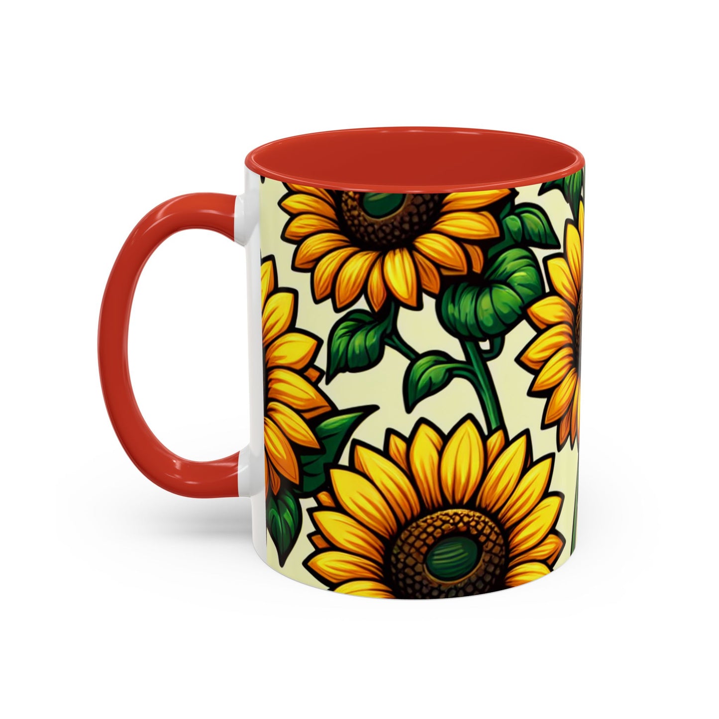 Golden Helianthus Haven - Mugs