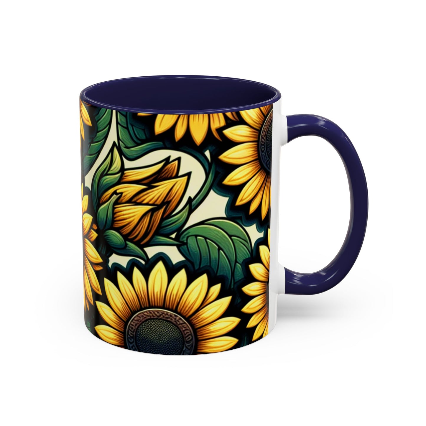 Sunlit Blossom Symphony - Mugs