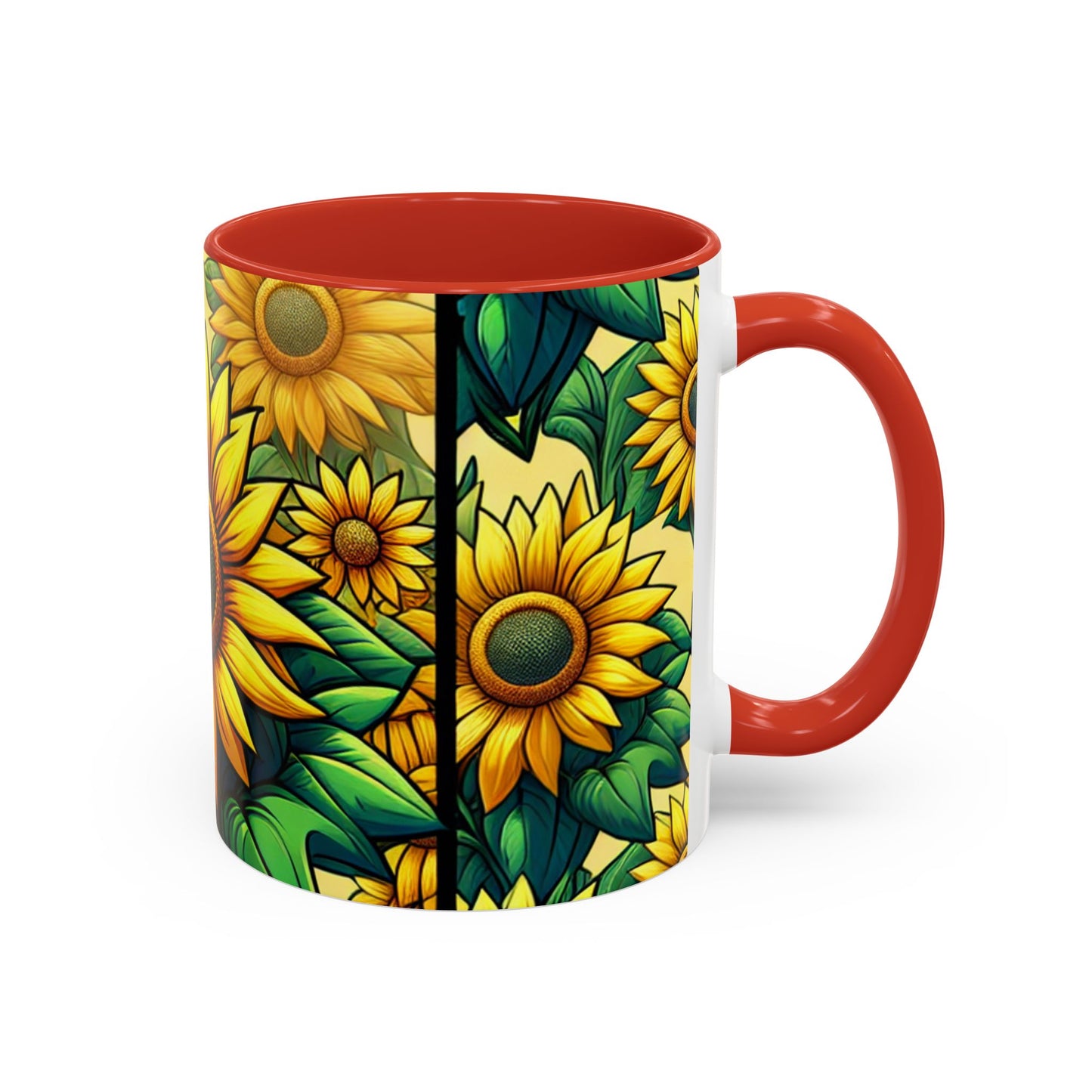 Golden Helianthus Haven - Mugs