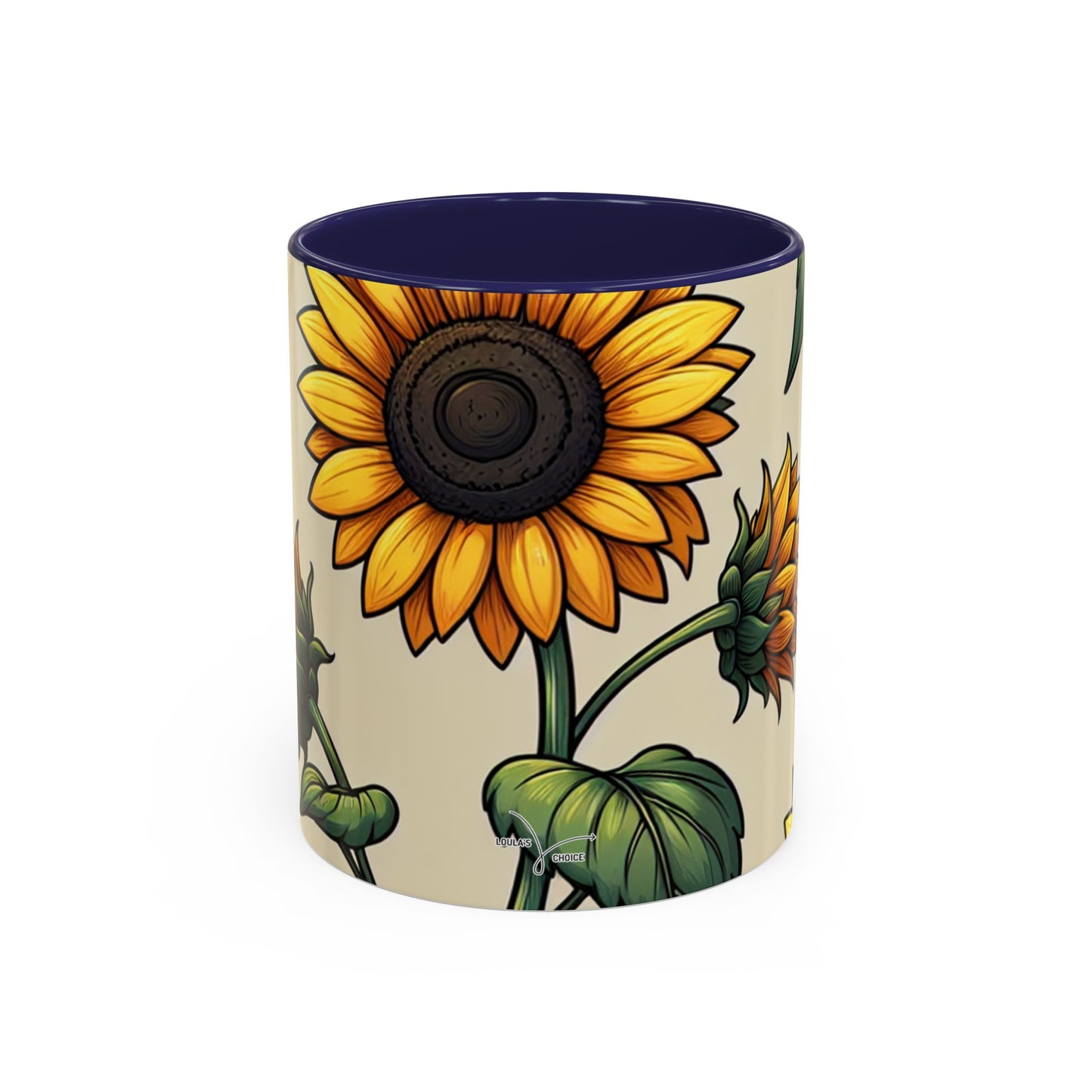 Sunlit Sunflower Serenade - Mugs