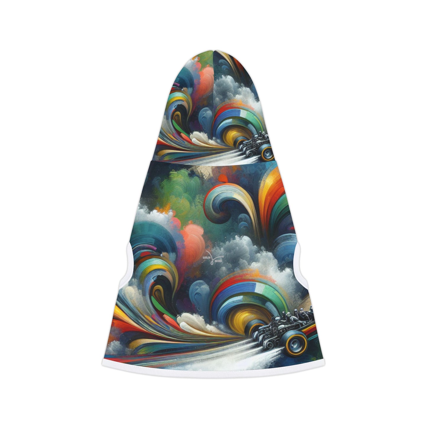 Dynamic Waves of Momentum - Pet Hoodie