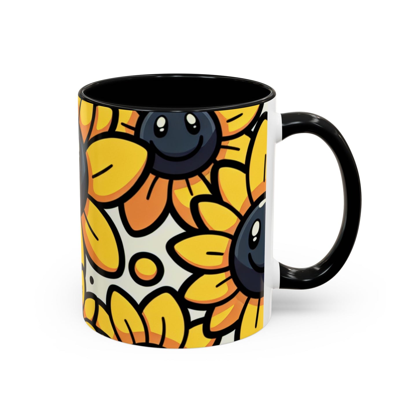 Sunshine Smiles Blossom Pattern - Mugs