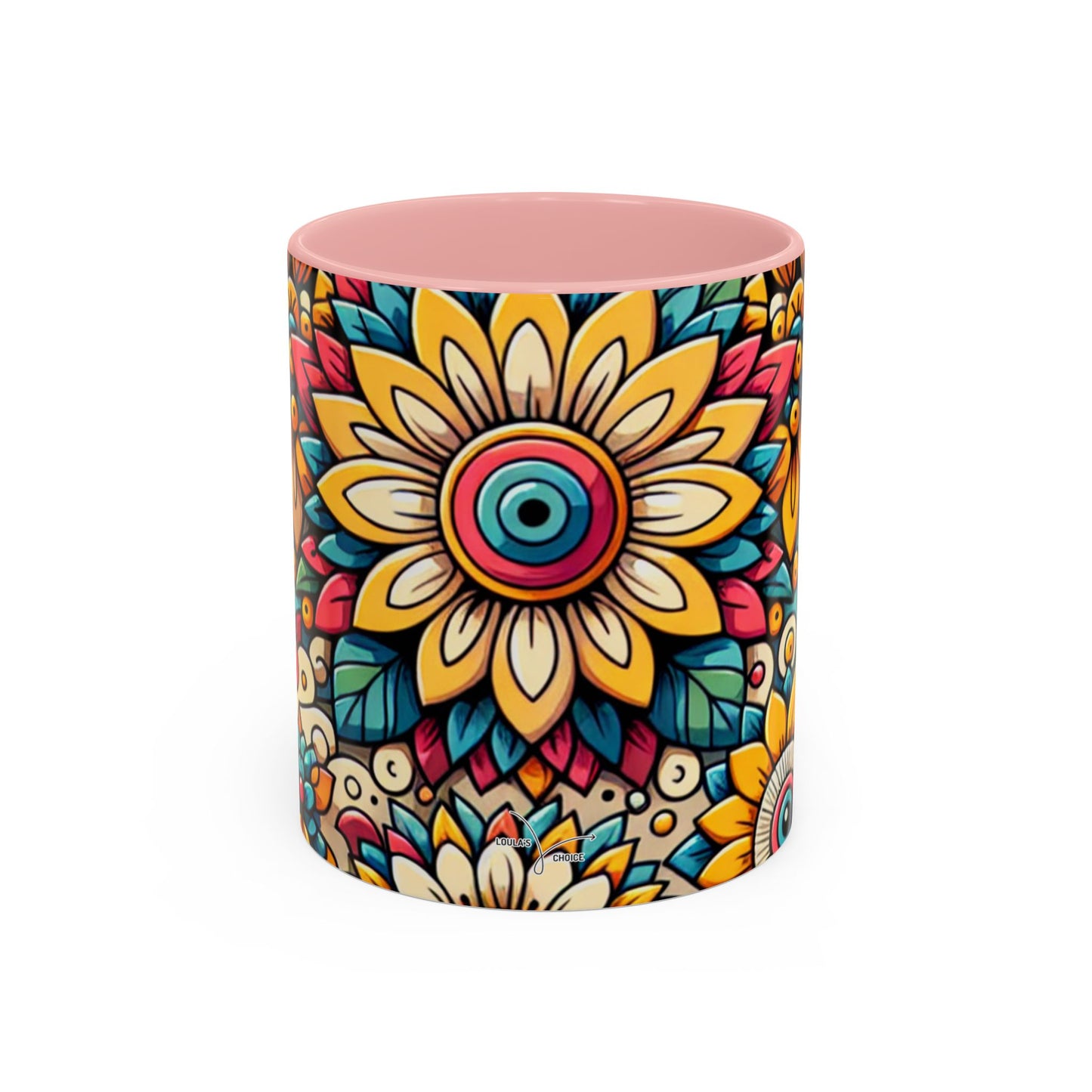 Floral Kaleidoscope Burst - Mugs