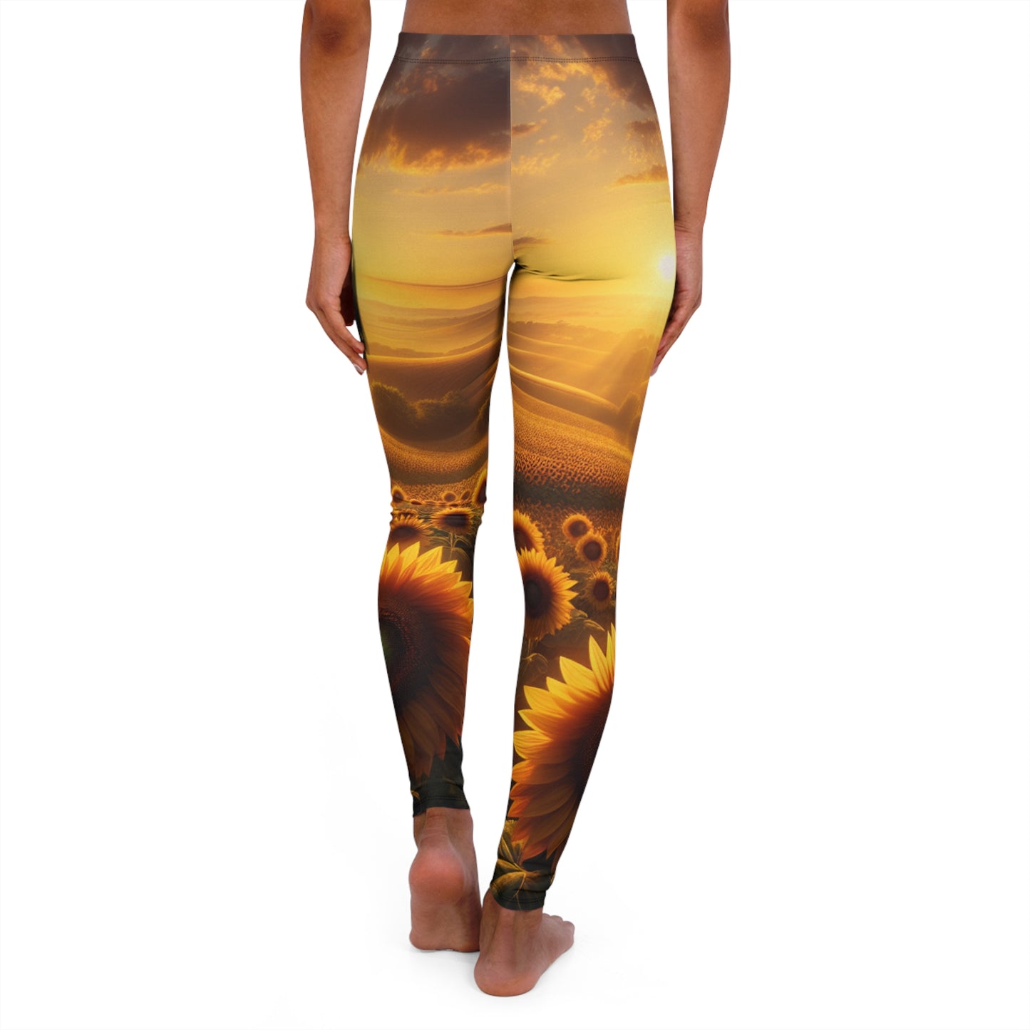 Amber Waves and Sunflower Blaze - Leggings