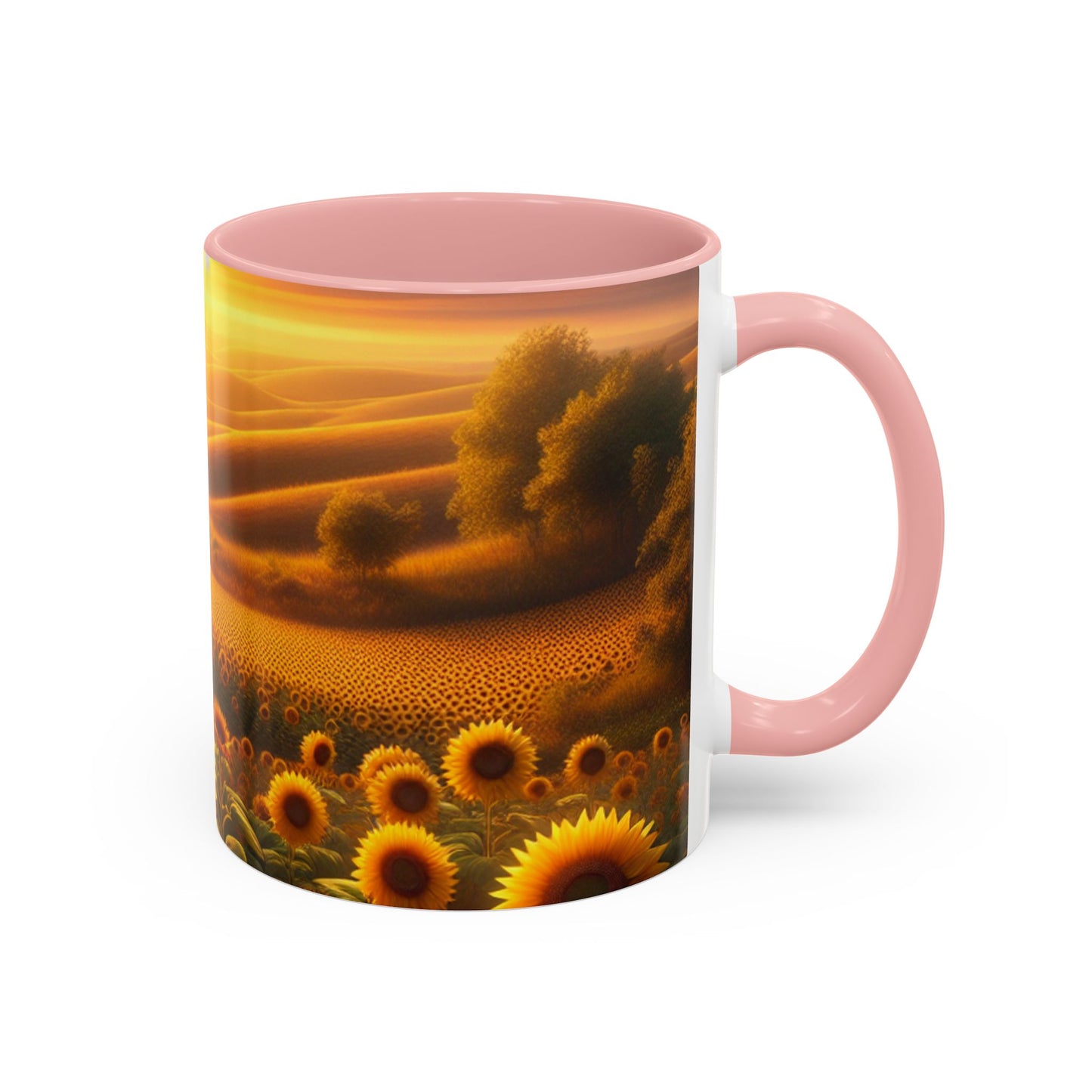Amber Sunflower Expanse - Mugs