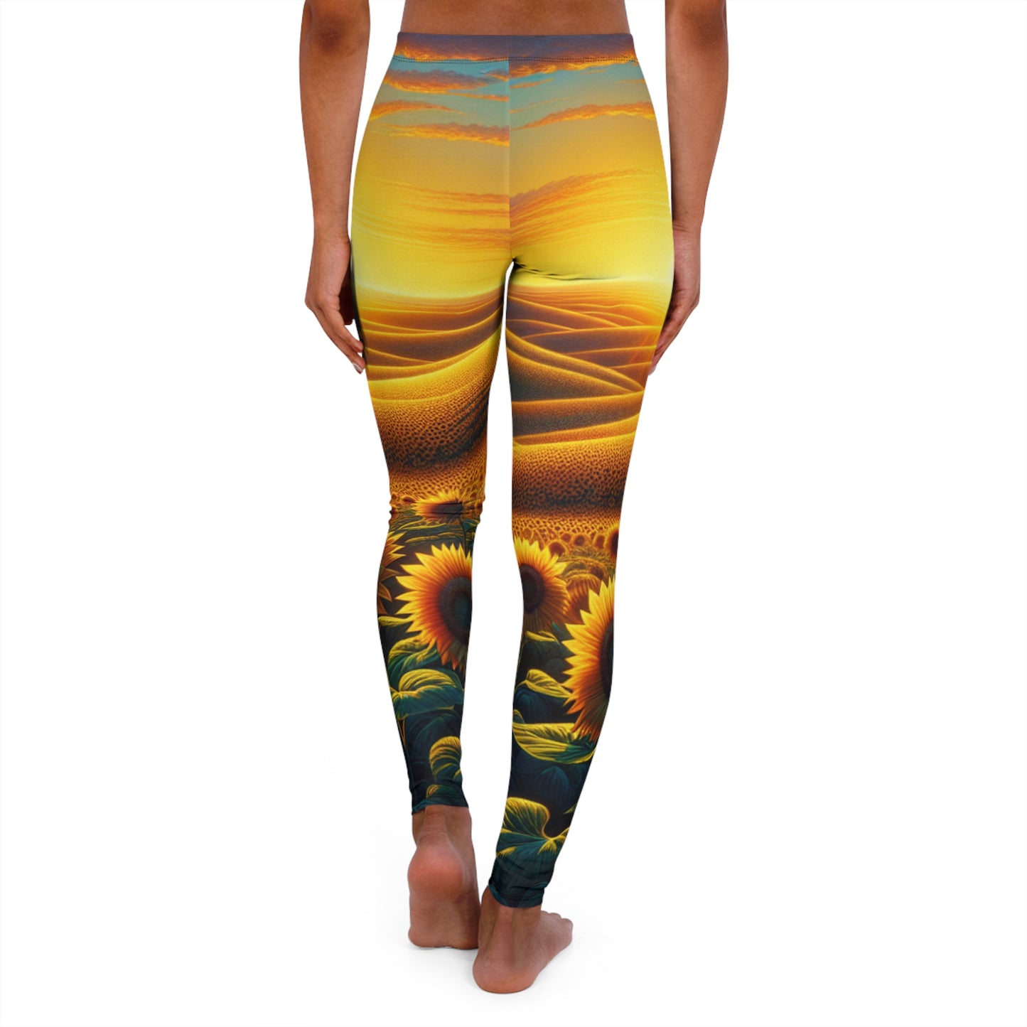 Amber Waves and Sunflower Blaze - Leggings