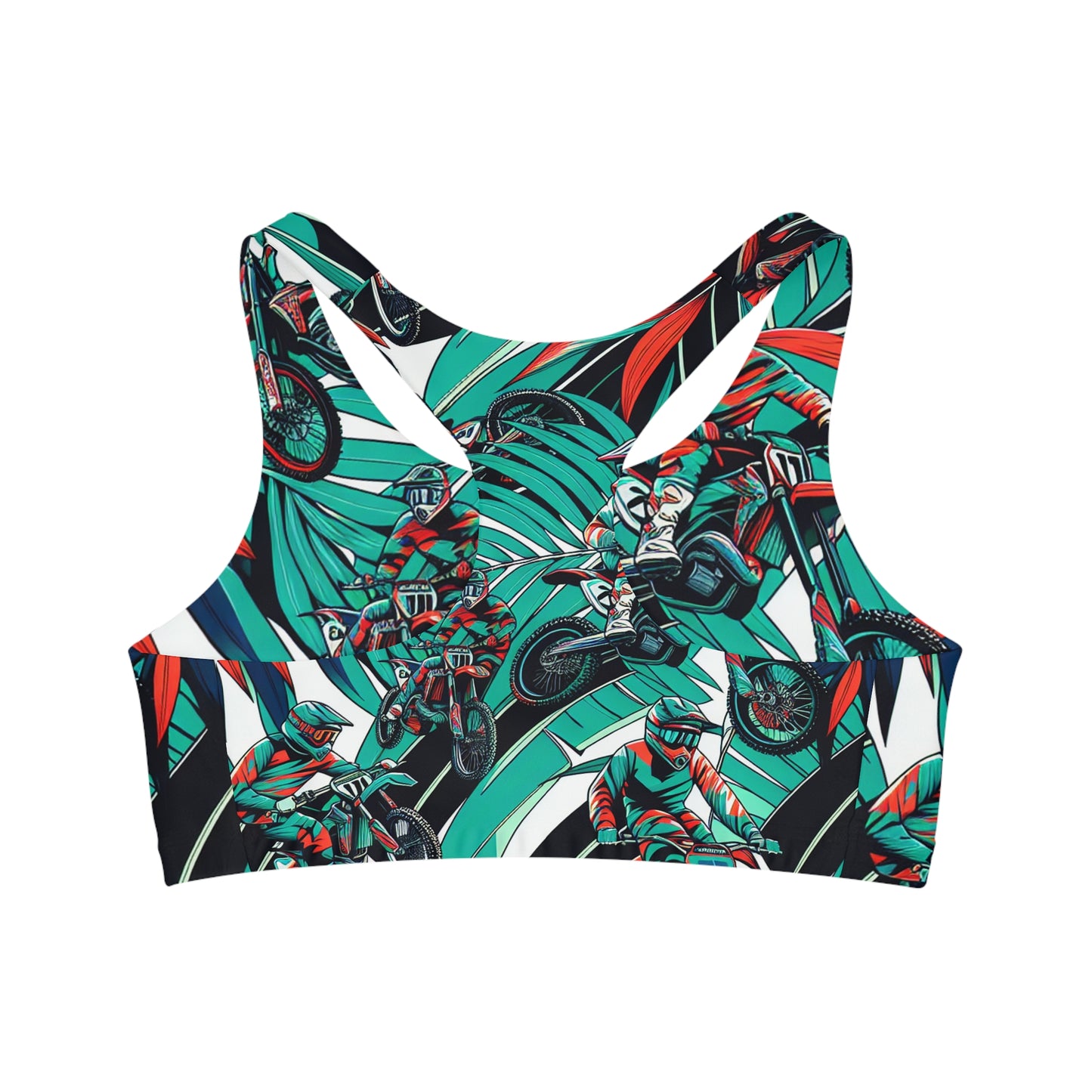 Tropical Moto Rush - Sports Bra