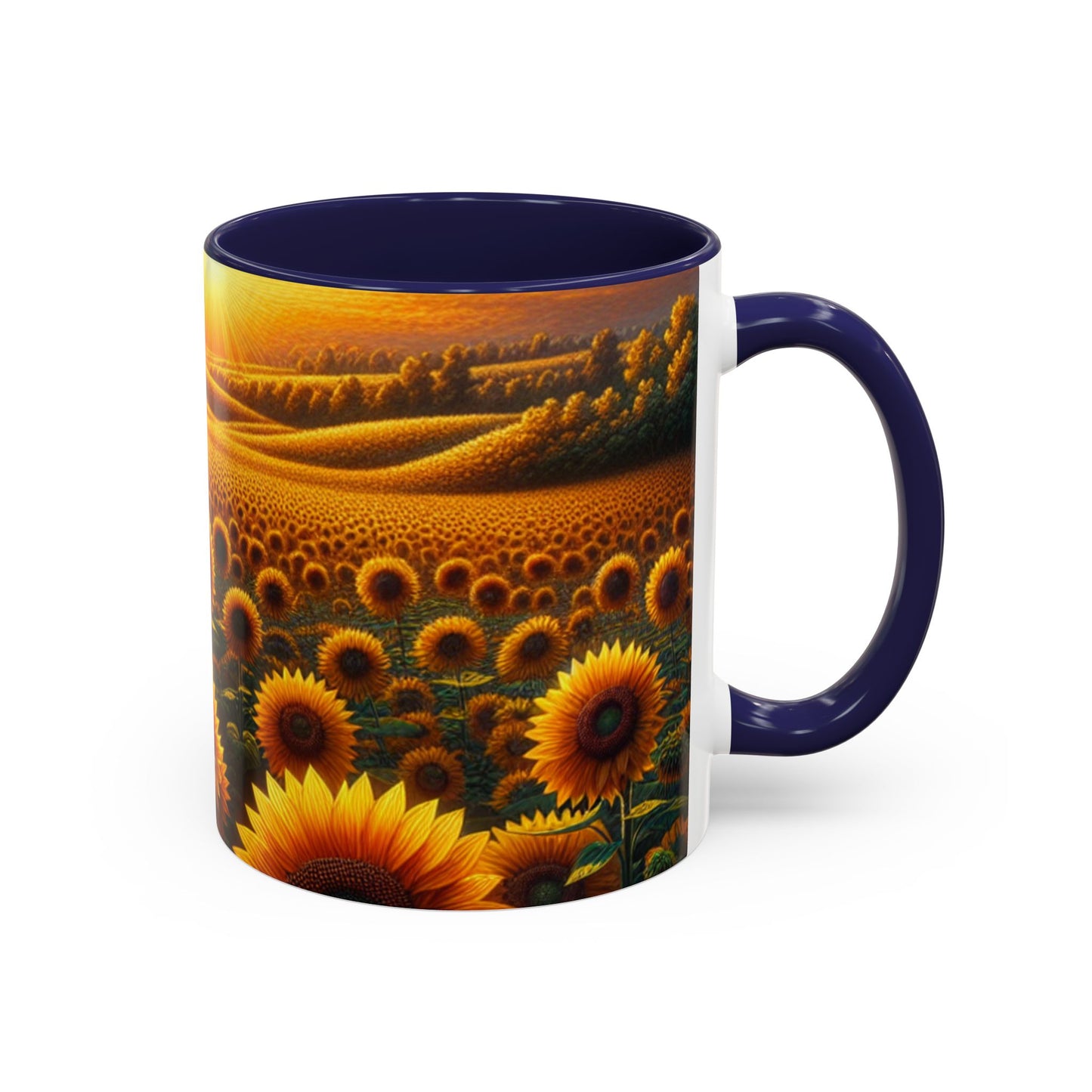 Amber Sunflower Serenade - Mugs