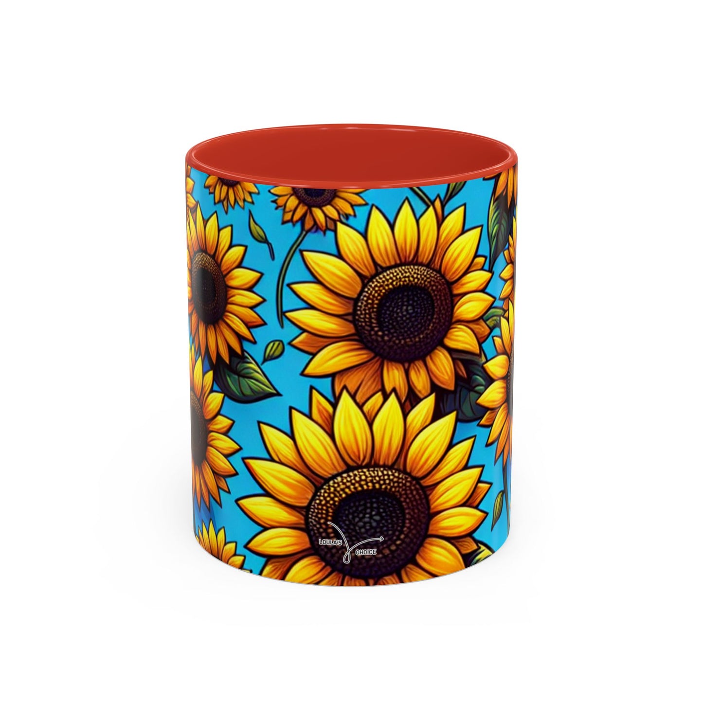 Azure Meadow Sunburst - Mugs