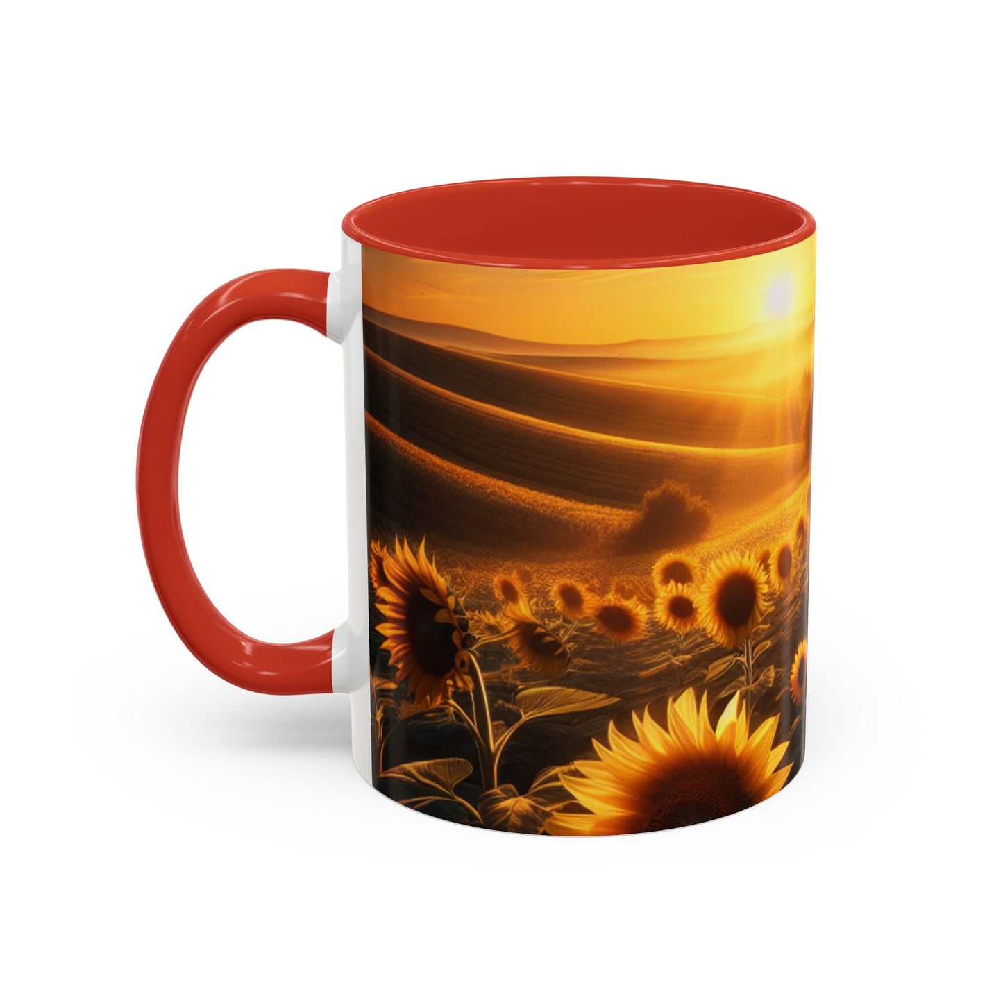 Golden Hour Sunflower Bliss - Mugs