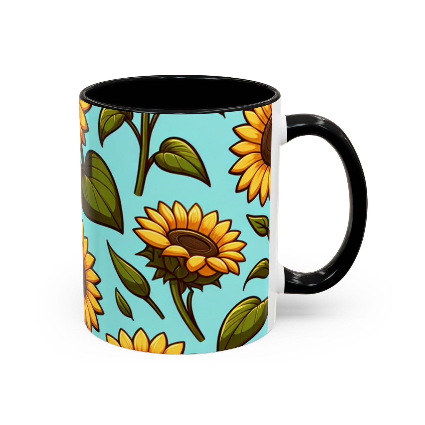 Sunshine Serenade Sunflower Bloom - Mugs