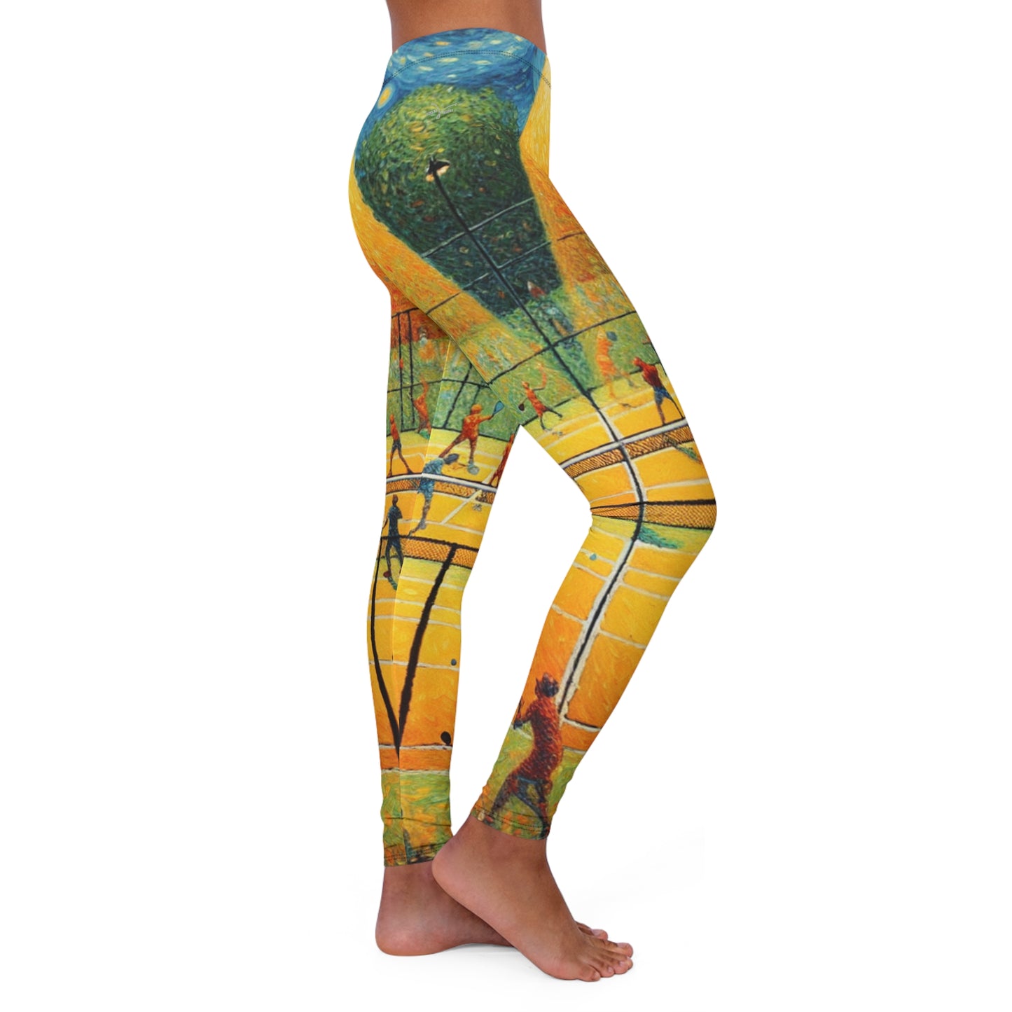 Starry Night Over the Tennis Courts - Leggings