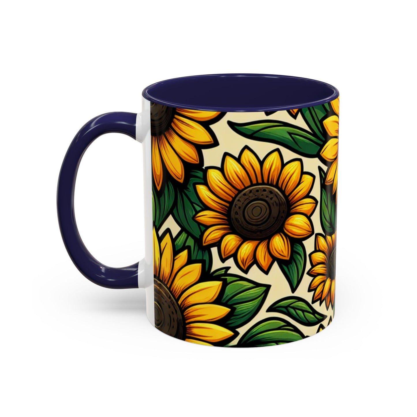 Sunshine Meadow Sunflower Bloom - Mugs