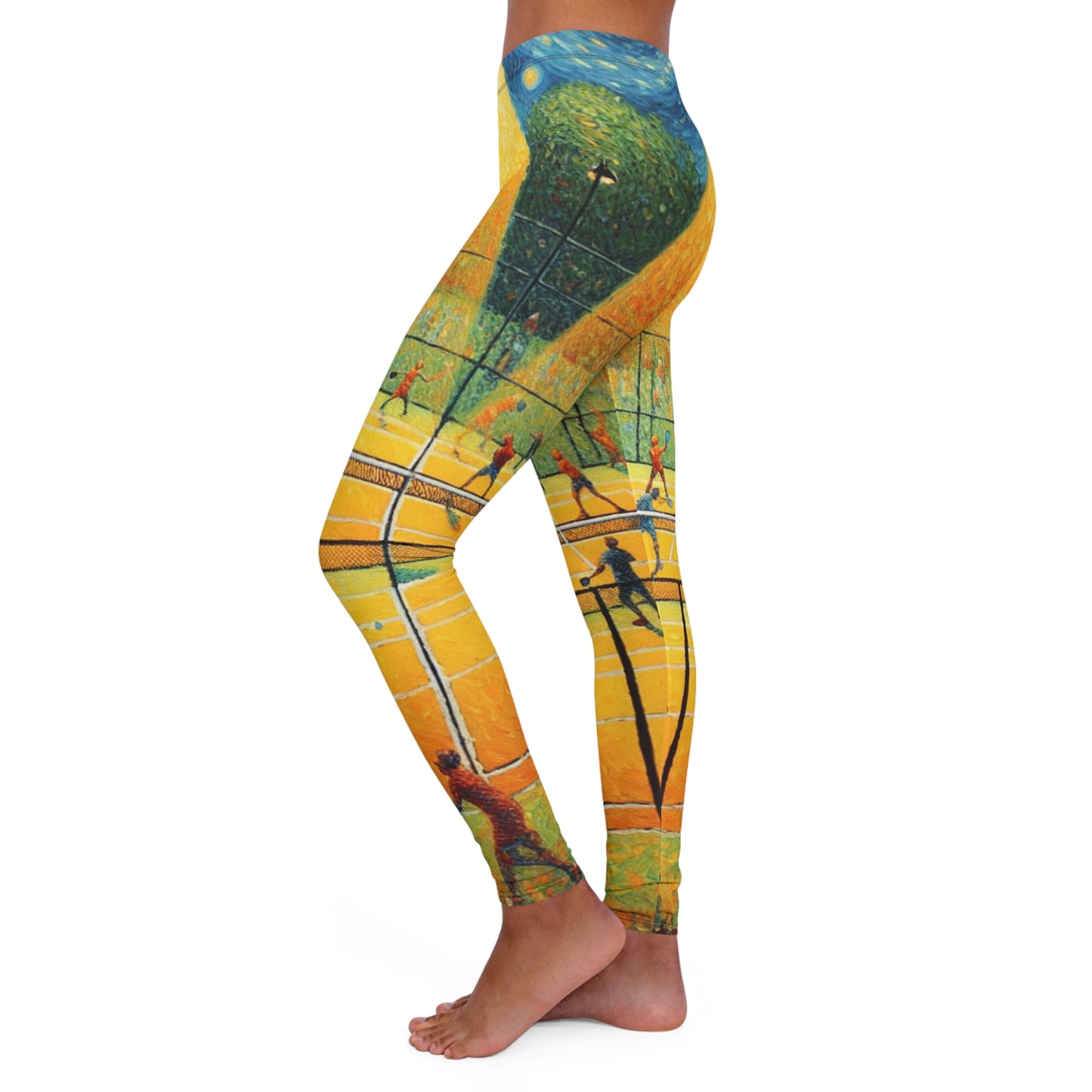 Starry Night Over the Tennis Courts - Leggings