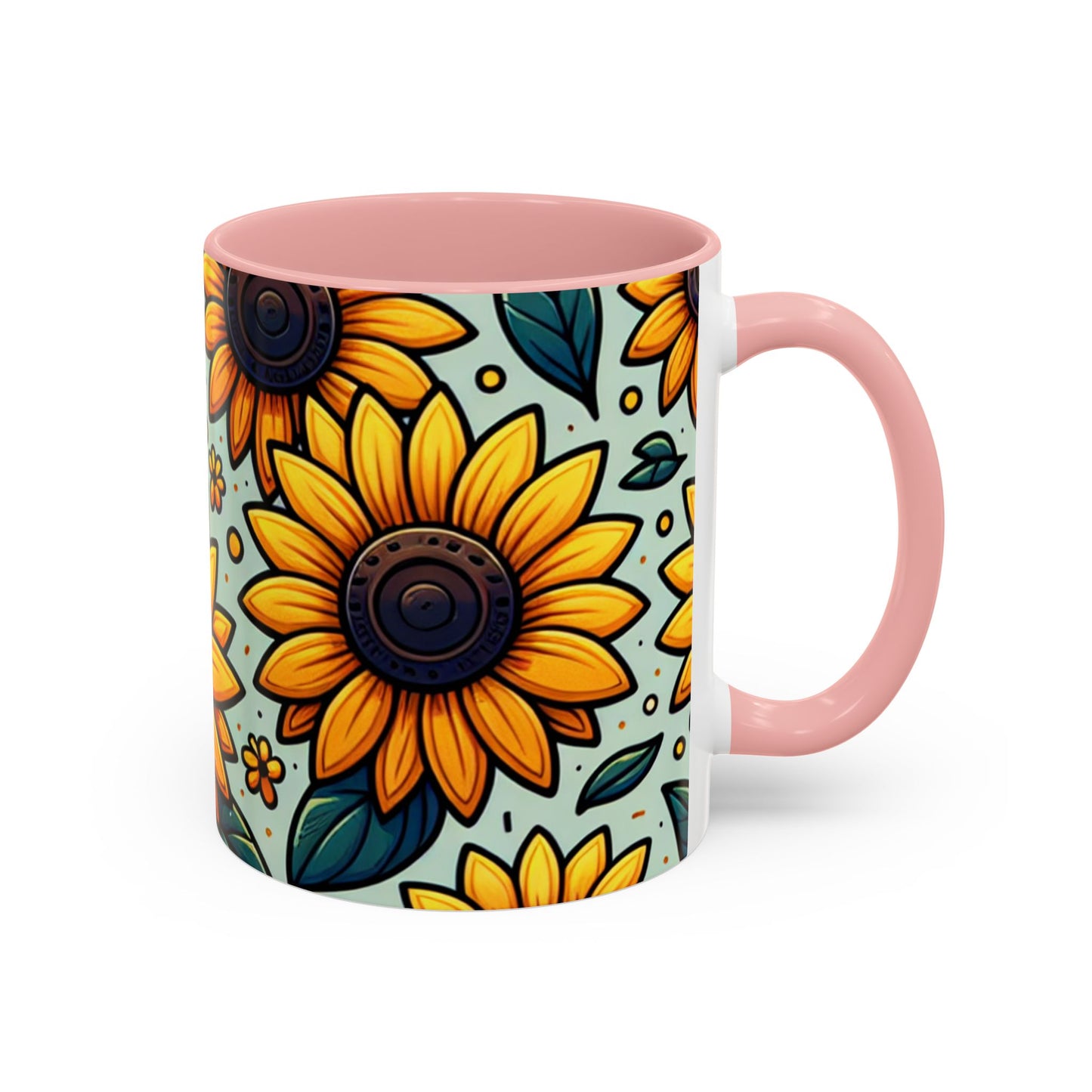 Sunshine Meadow Blooms Pattern - Mugs