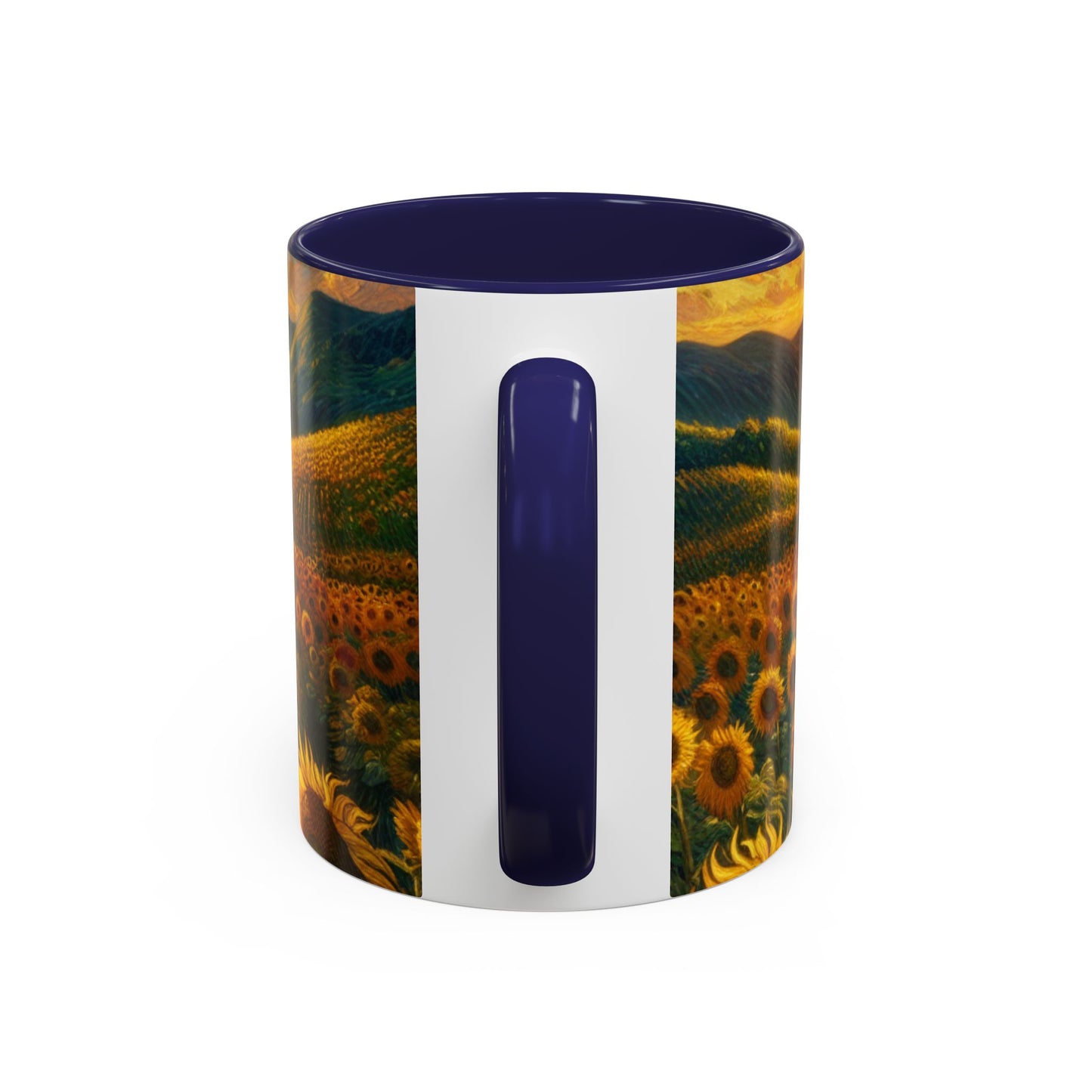 Sunflower Radiance Swirl - Mugs
