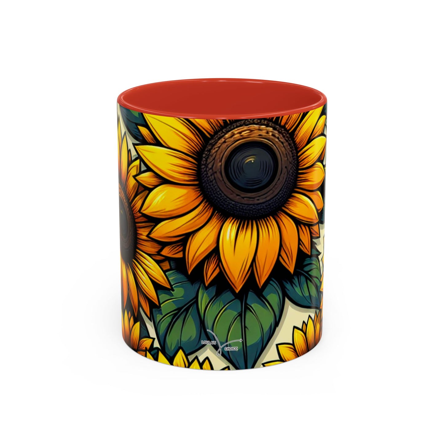 Sunflower Radiance Essence Pattern - Mugs