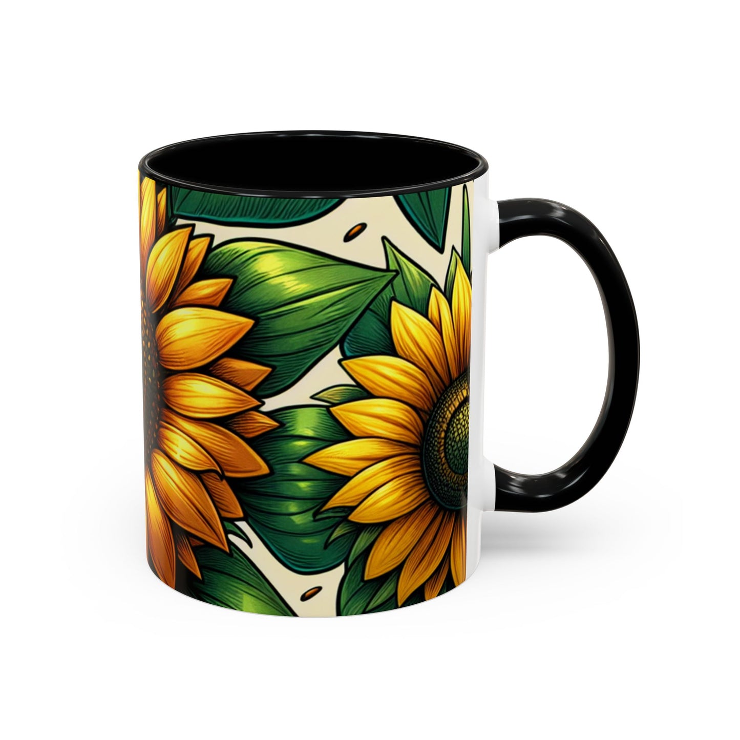 Golden Helianthus Array - Mugs
