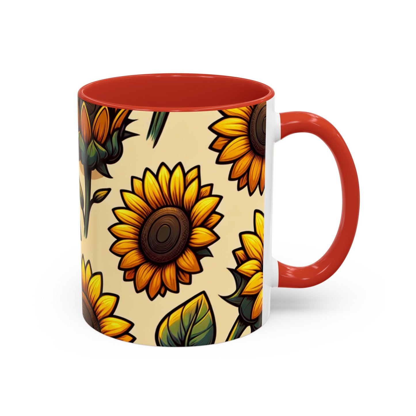 Golden Harvest Sunflower Elegance - Mugs