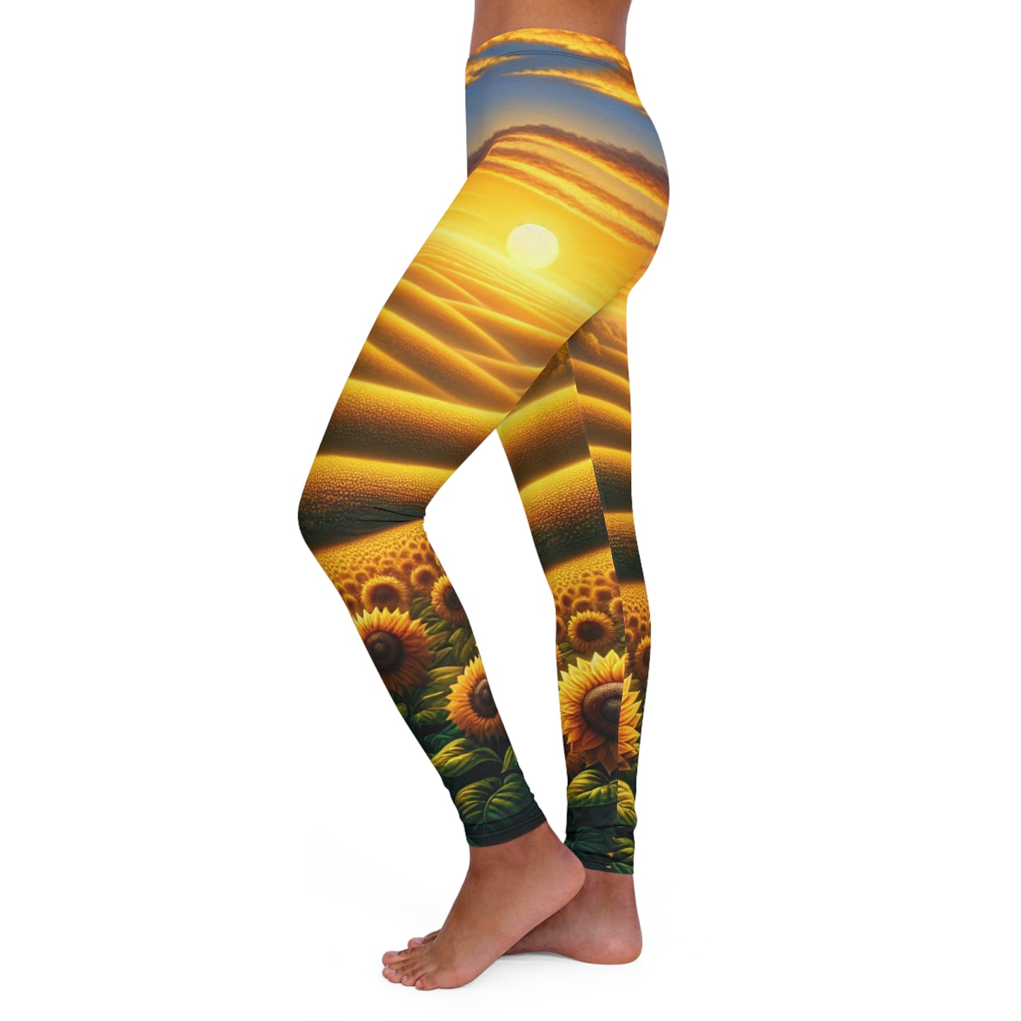 Amber Waves and Sunflower Serenade - Leggings