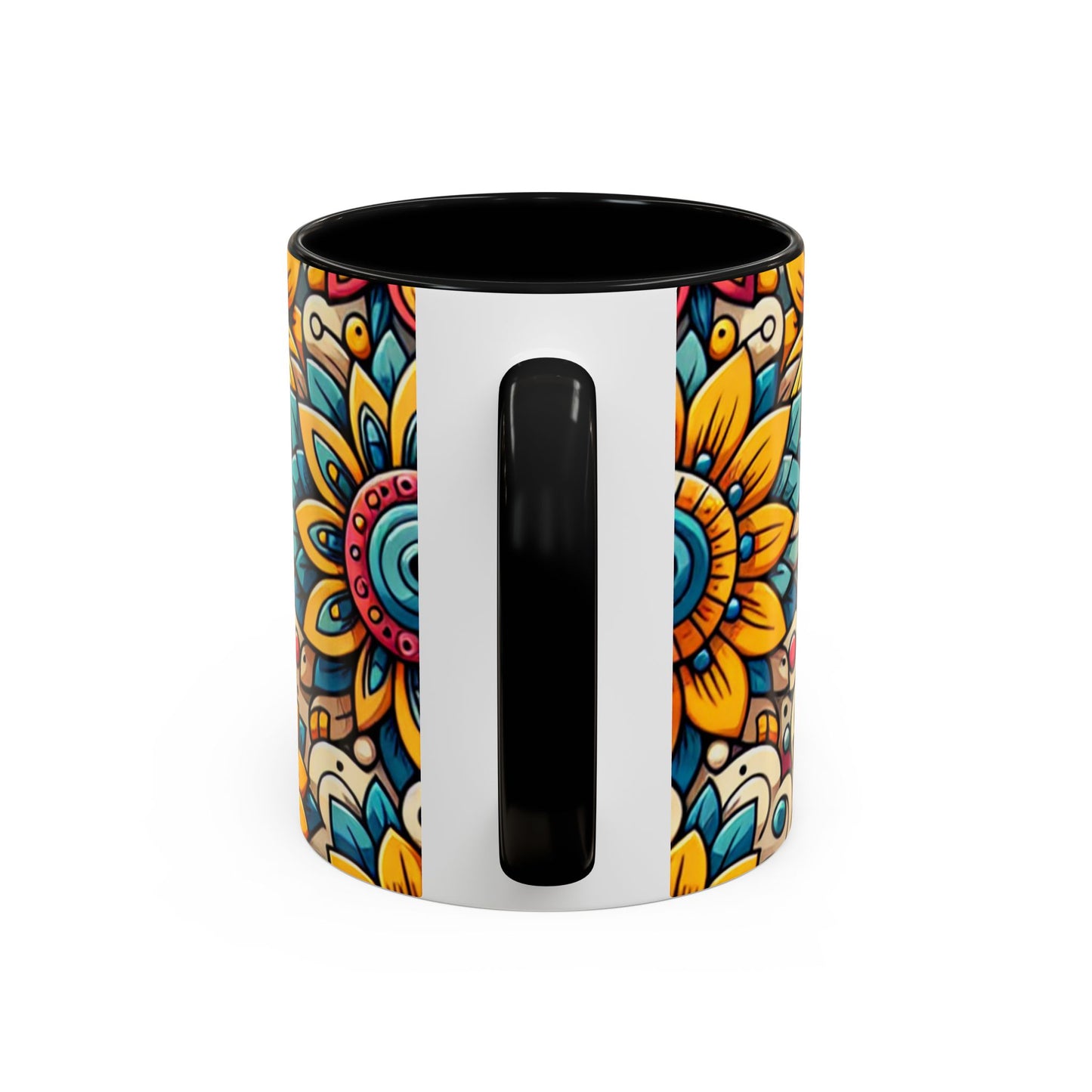 Floral Kaleidoscope Burst - Mugs